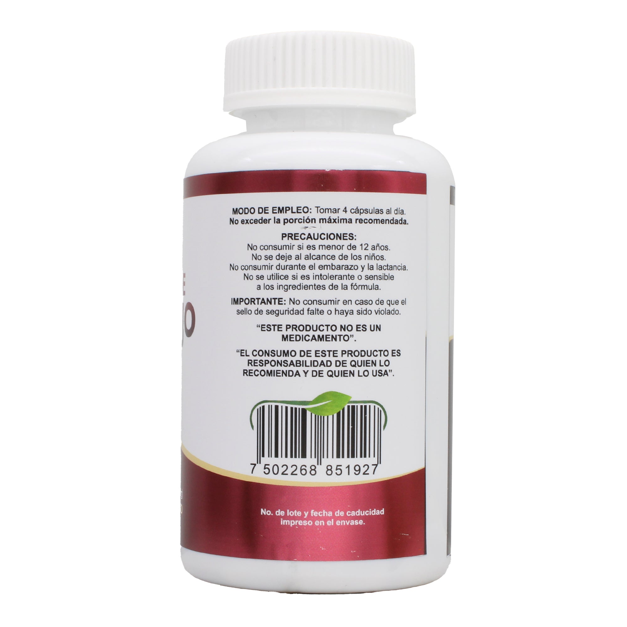 Levadura De Arroz Roja 120 Cap