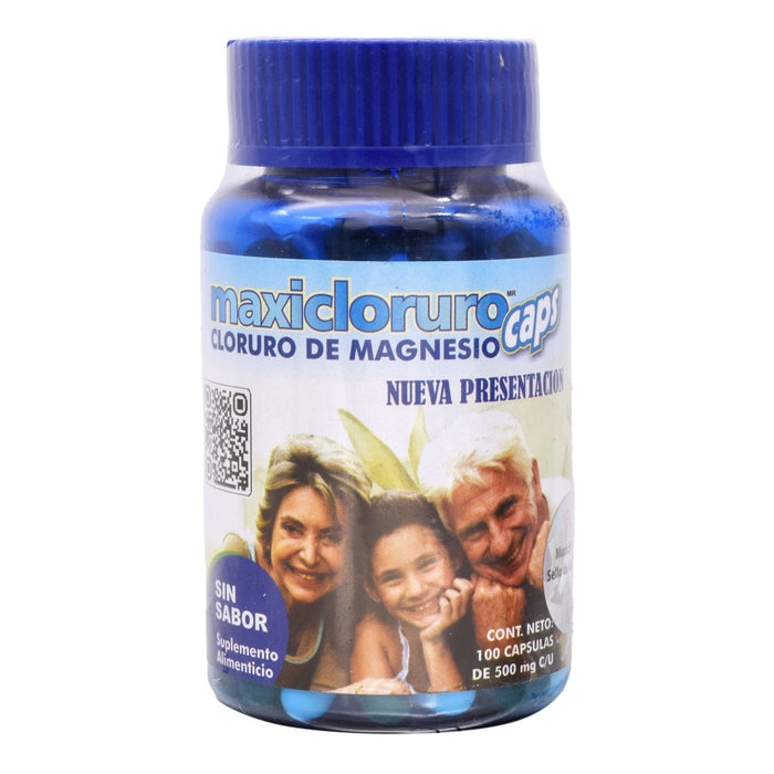 Cloruro de Magnesio 100 Cápsulas Maxicloruro
