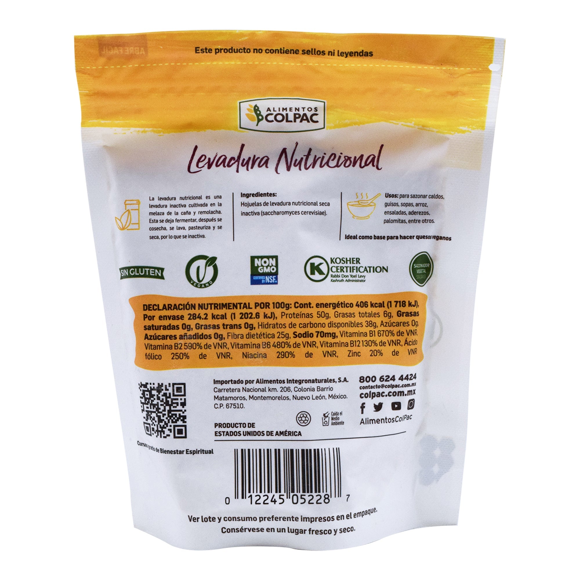 Levadura Nutricional 70 G