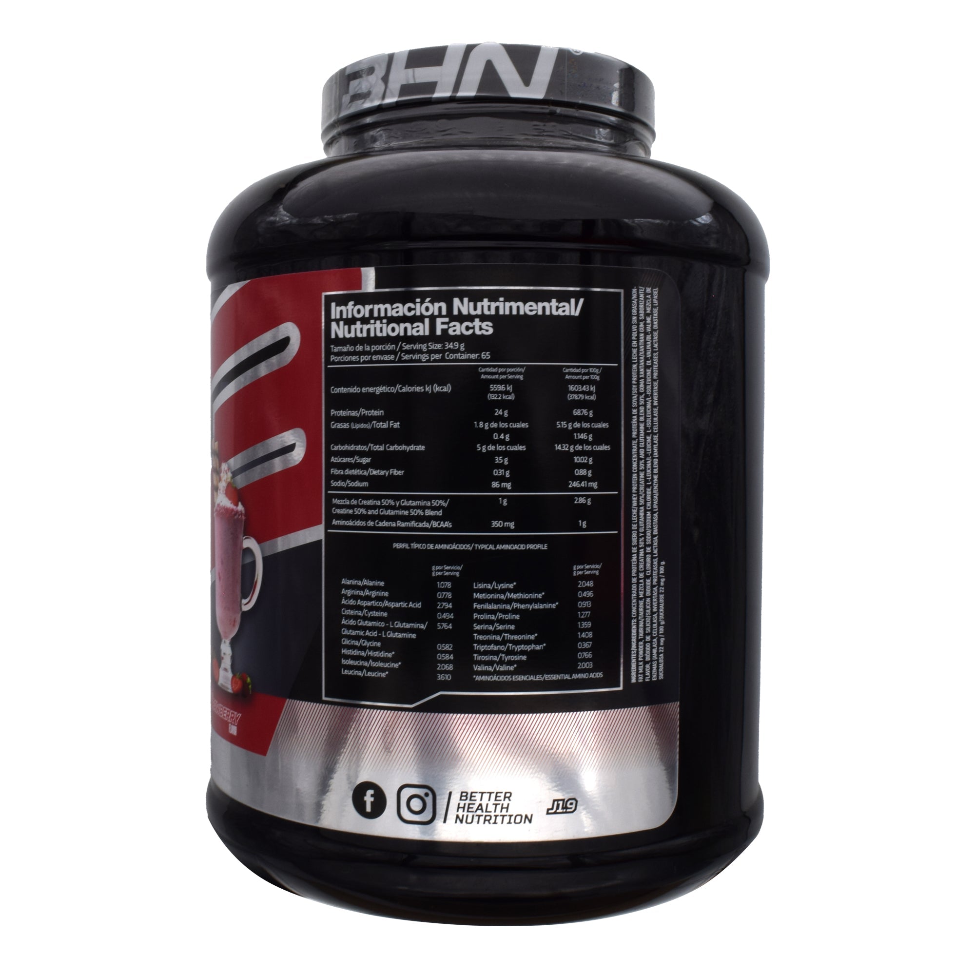 Whey Protein Fresa 5 Lb