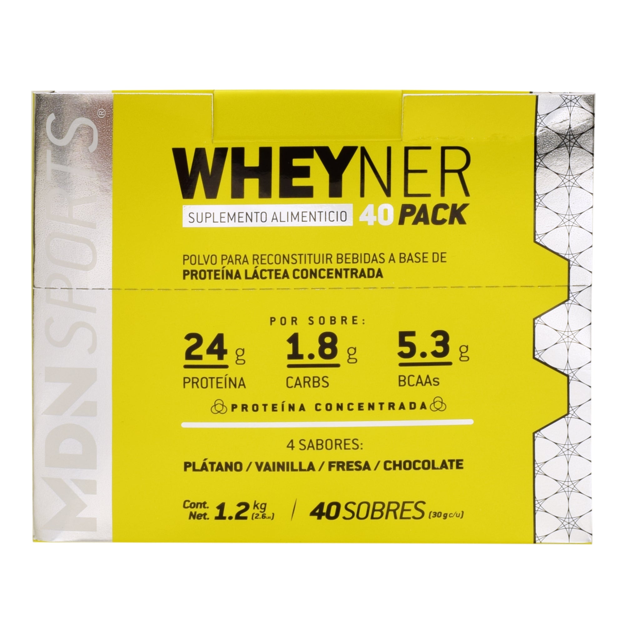 Whey Ner Varios Sabores 30 G (Paquete 40)