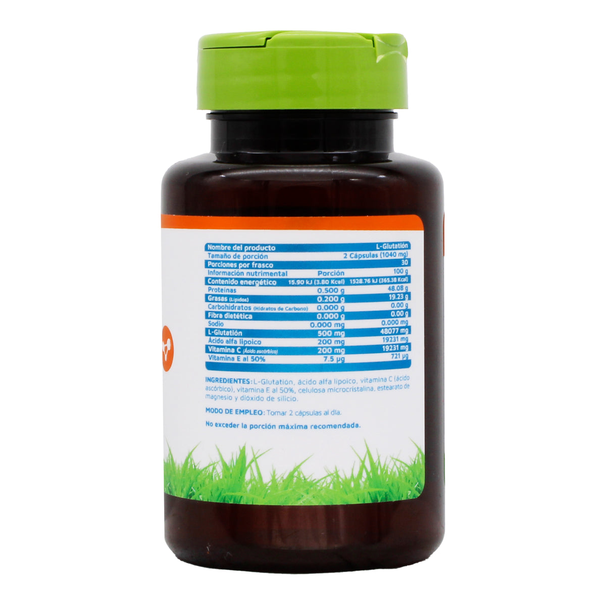 L Glutation Acido Alfa Lipoico Vitamina C Y E 60 Cap