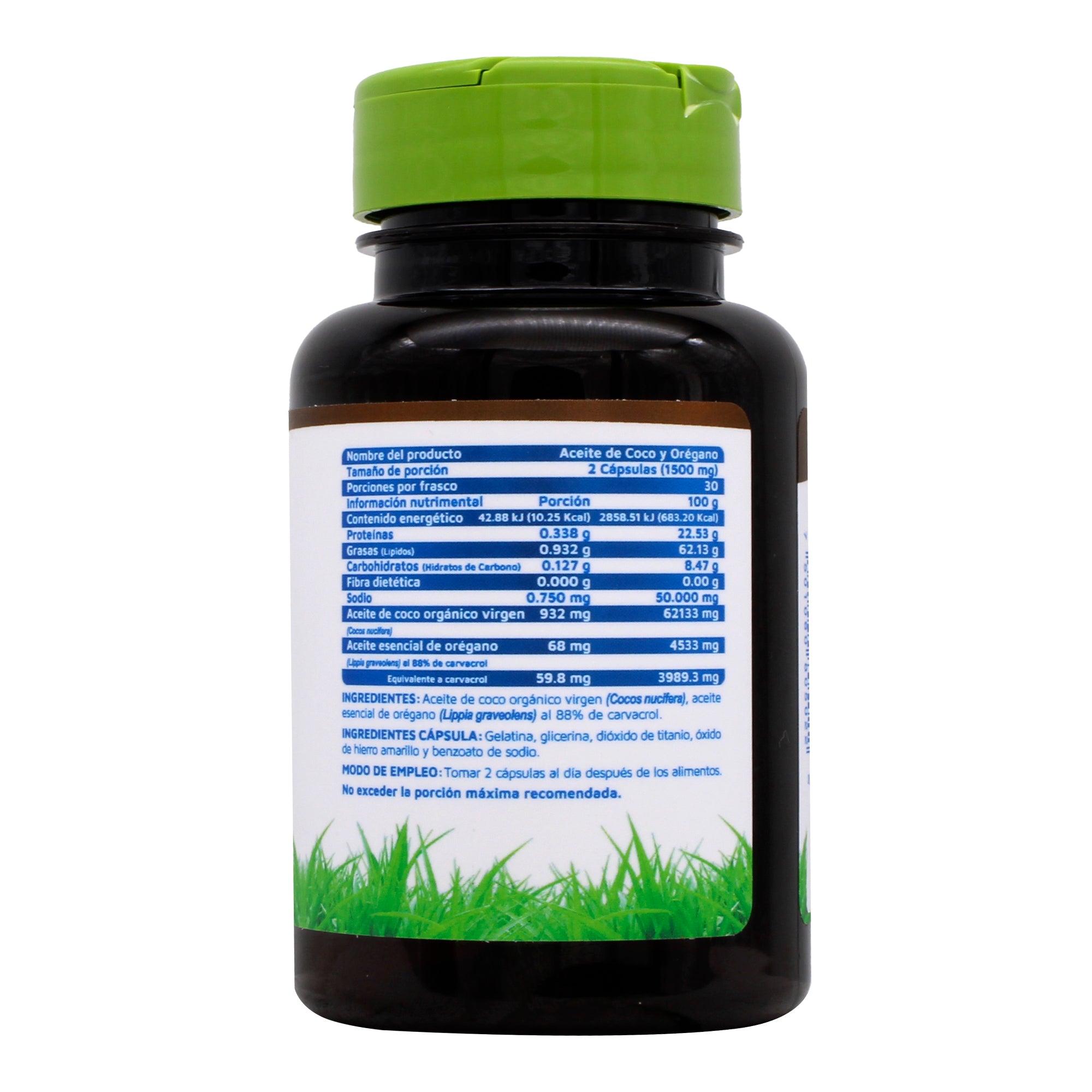 Aceite De Coco Y Oregano 60 Cap
