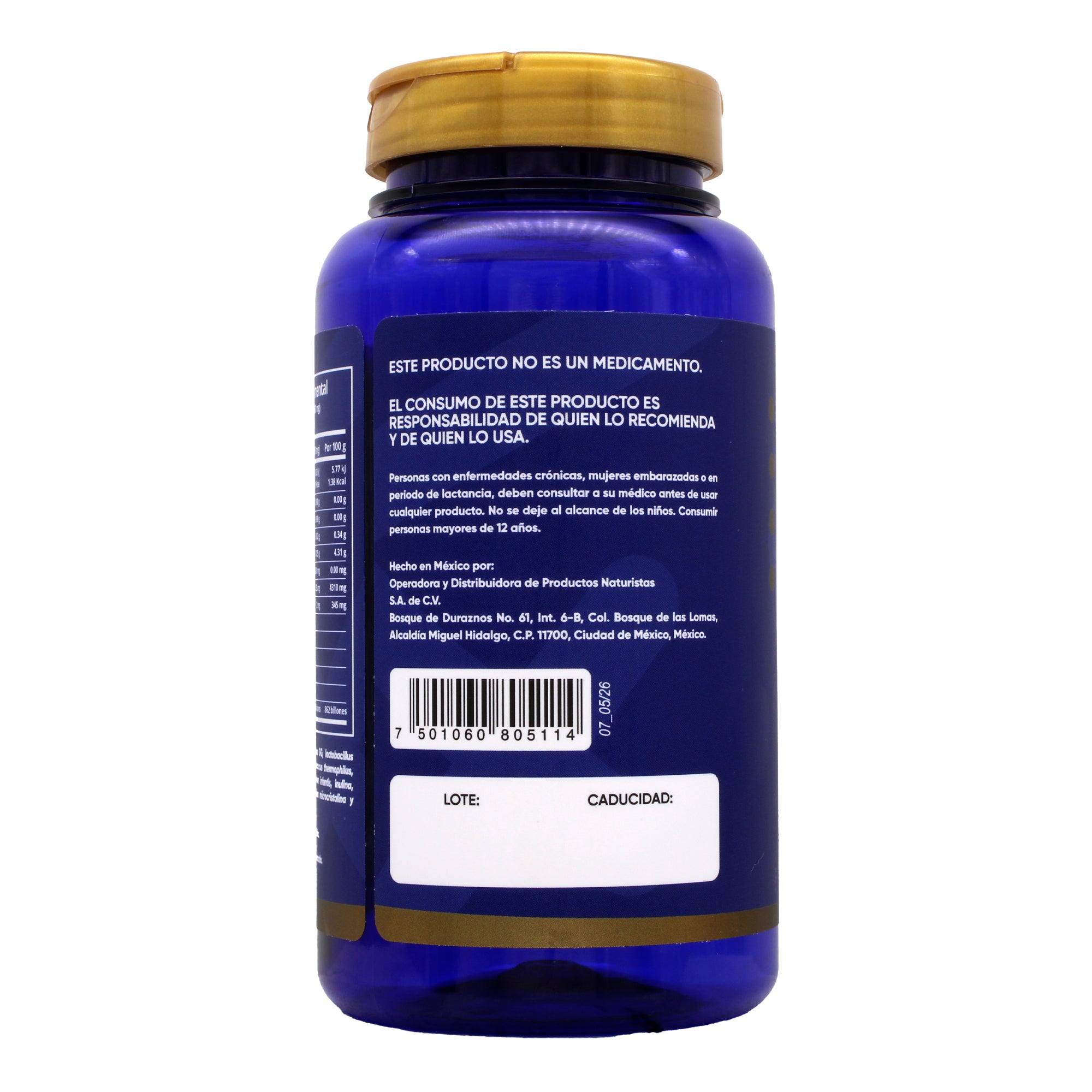 Probioticos Mas Prebioticos 120 Cap