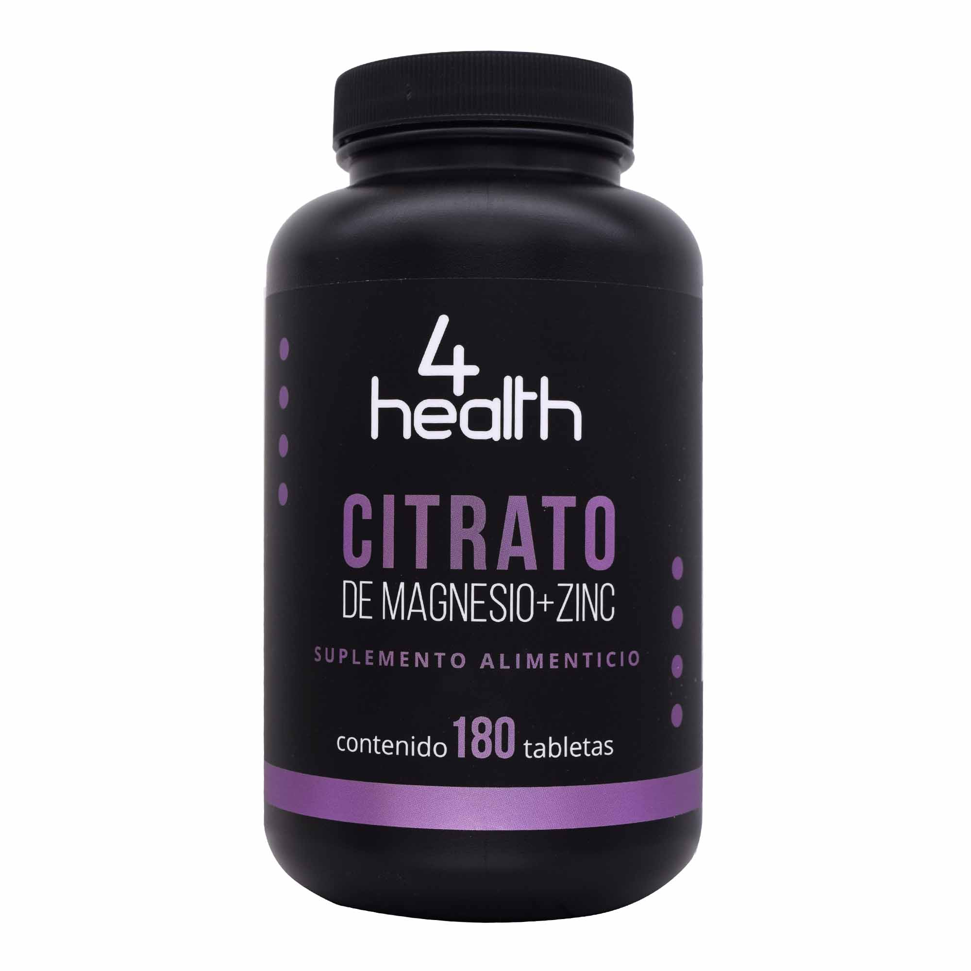 Citrato De Magnesio Con Zinc 180 Tab