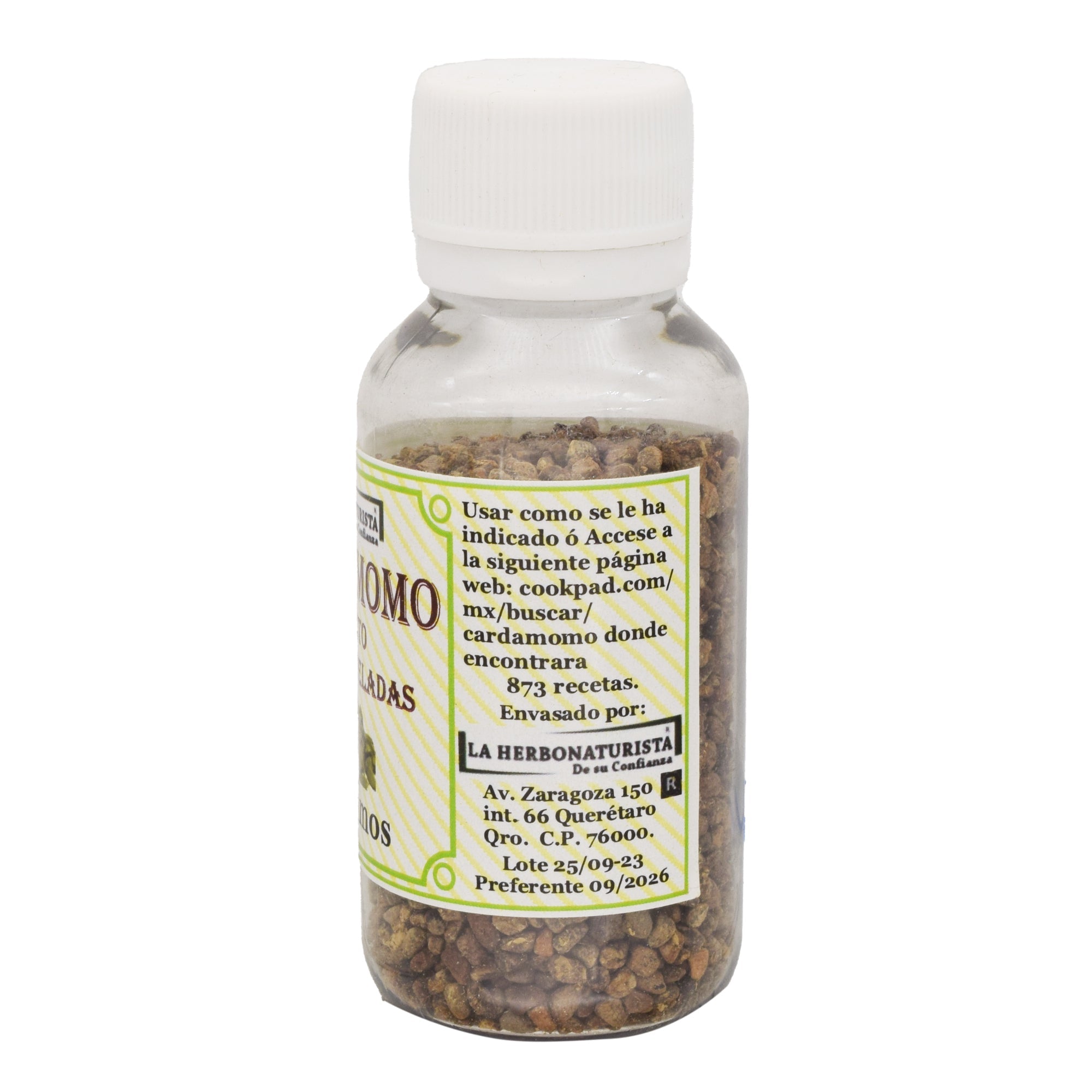 Cardamomo Pelado 40 G