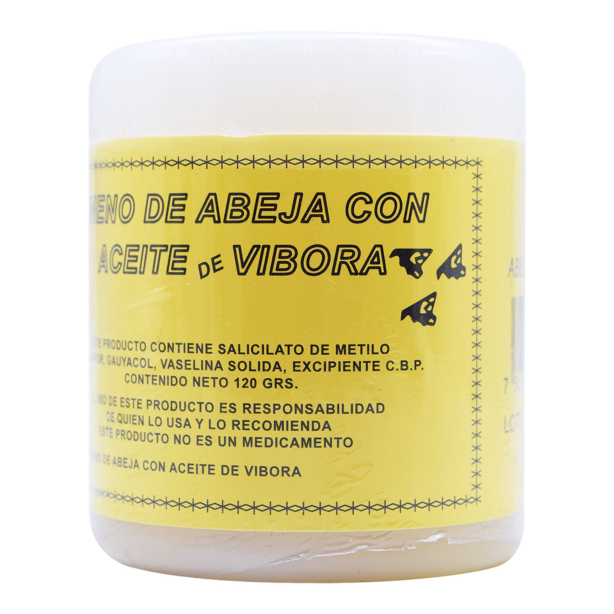 Pomada De Veneno De Abeja Y Aceite De Vibora 120 G