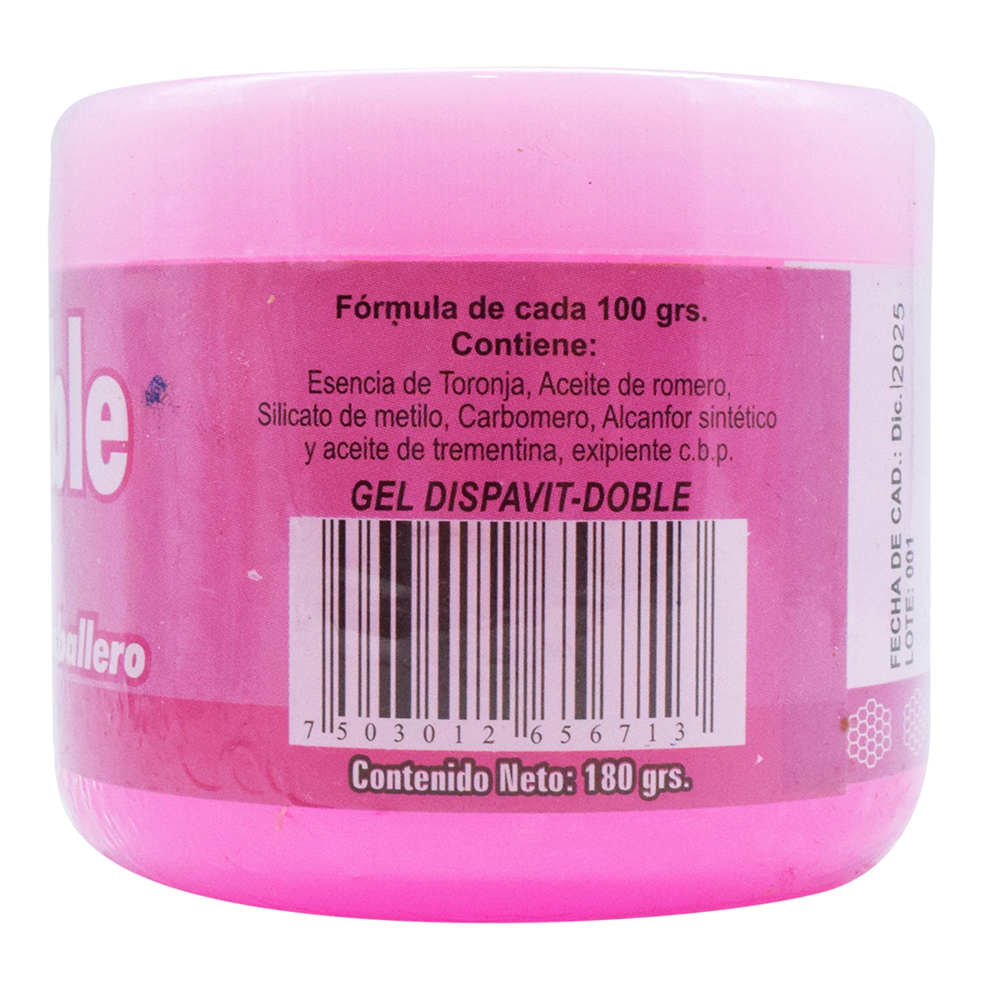 Gel Con Aceite De Toronja Dispavit 180 G