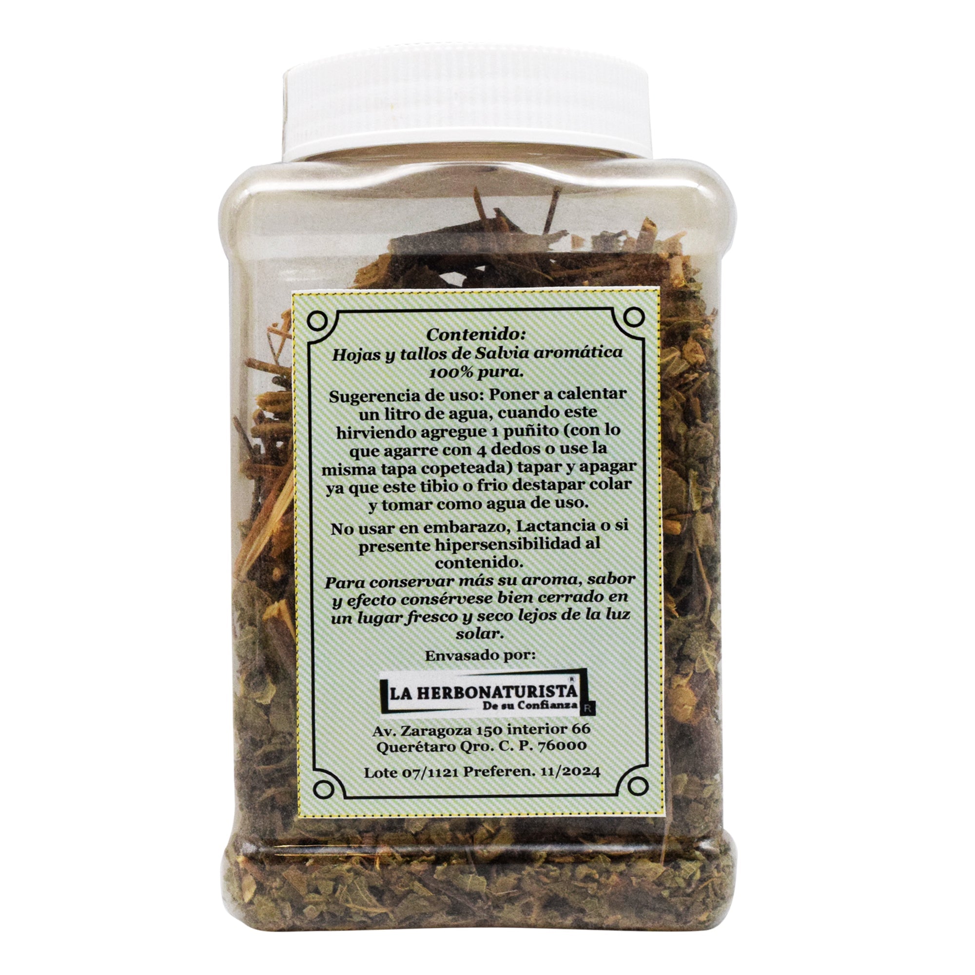 Salvia Aromatica Hojas Y Tallos 100 G