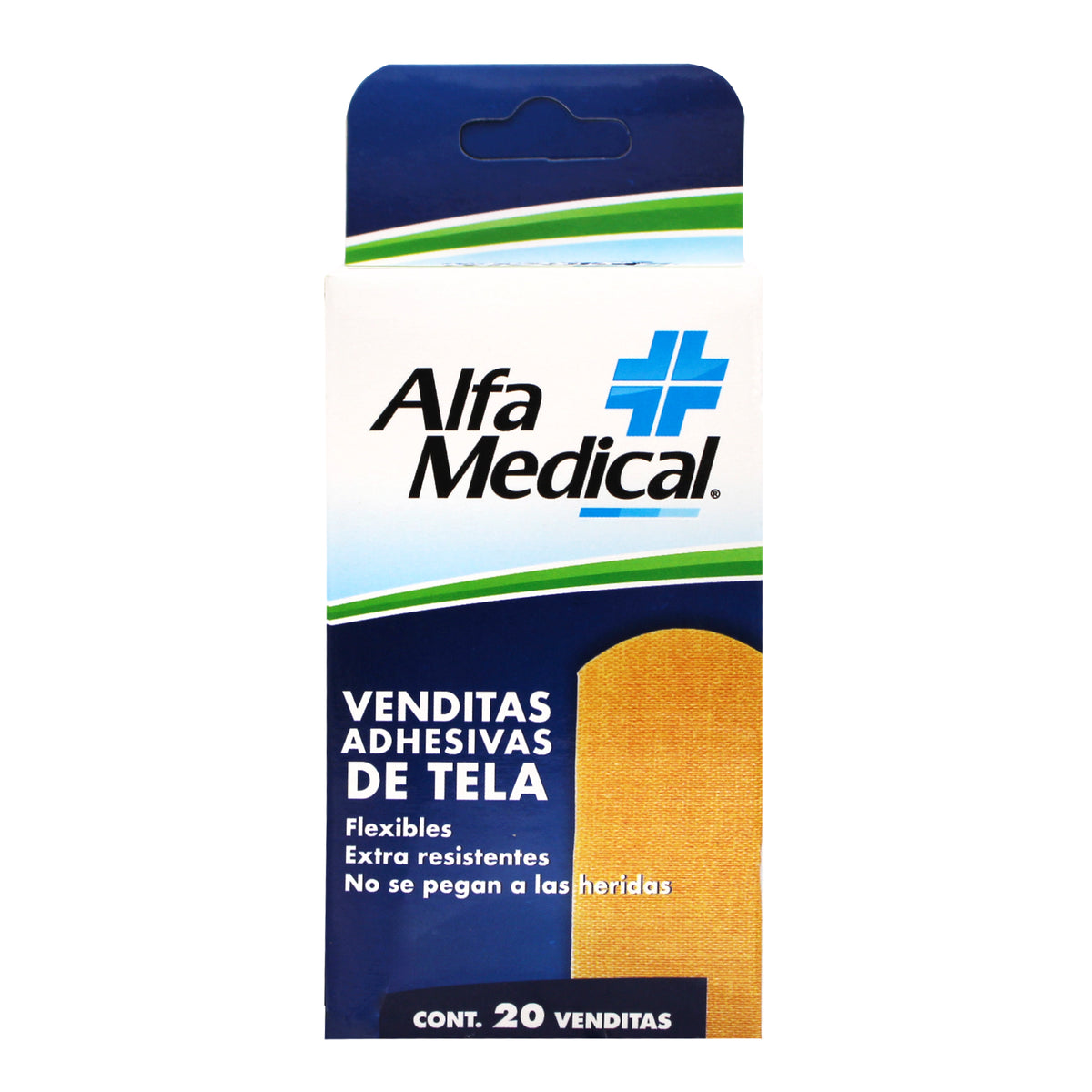 Venditas Adhesivas De Tela 20 Pza