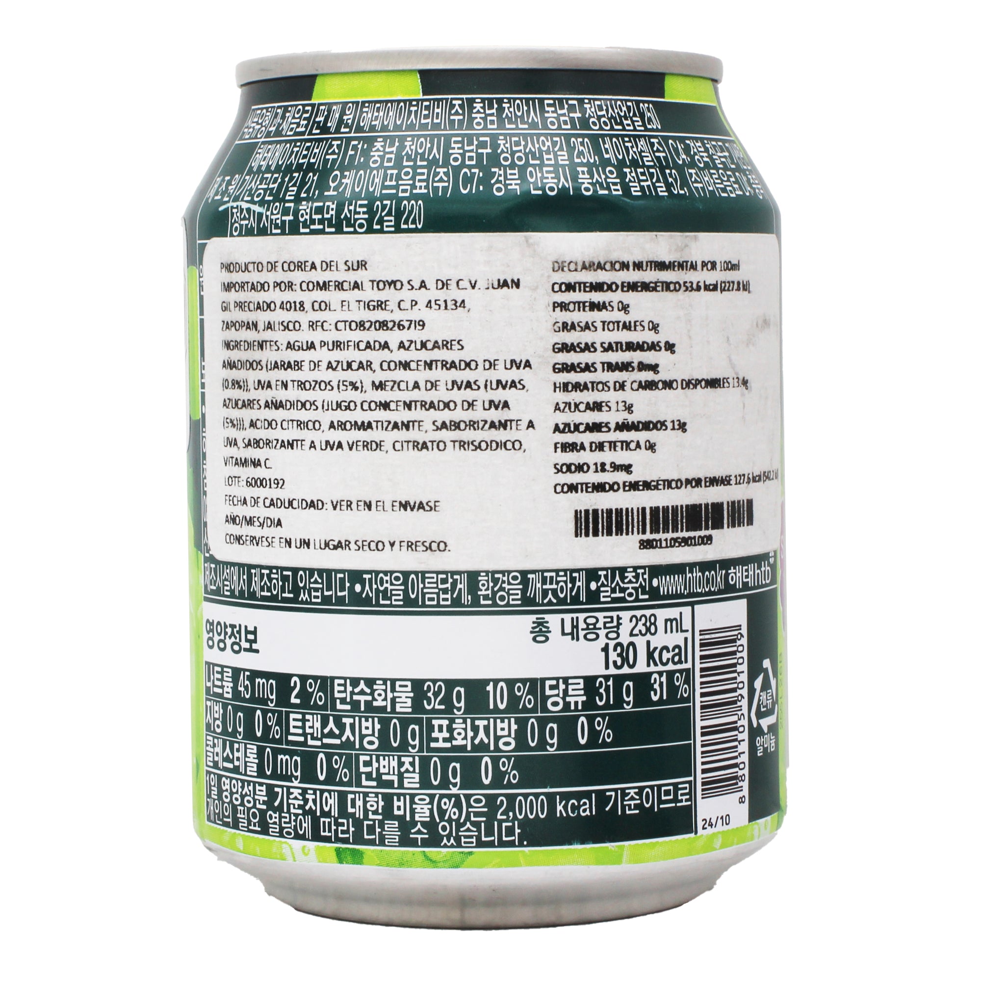 Bebida Haitai Uva 238 Ml