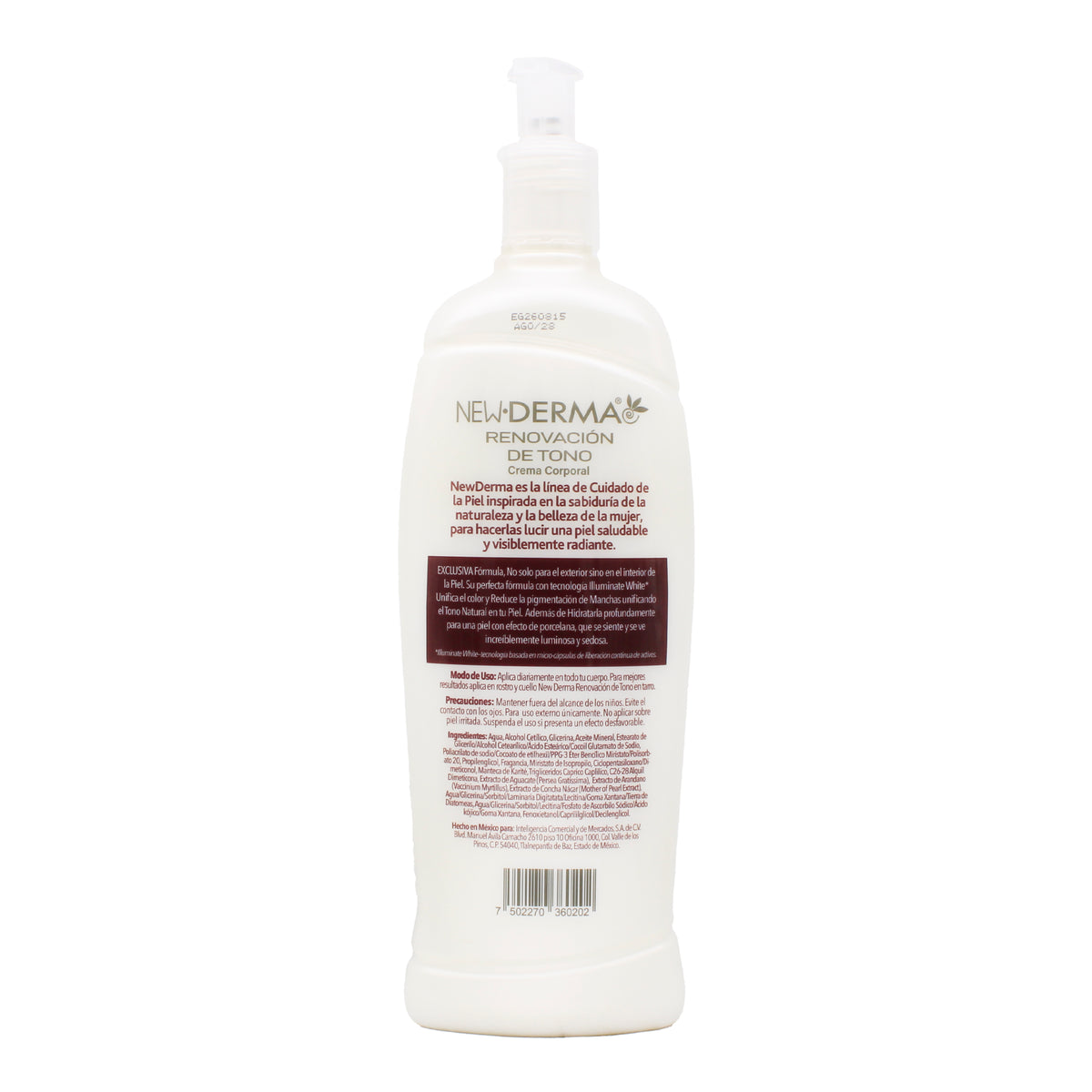Crema Corporal Concha Nacar  400 Ml