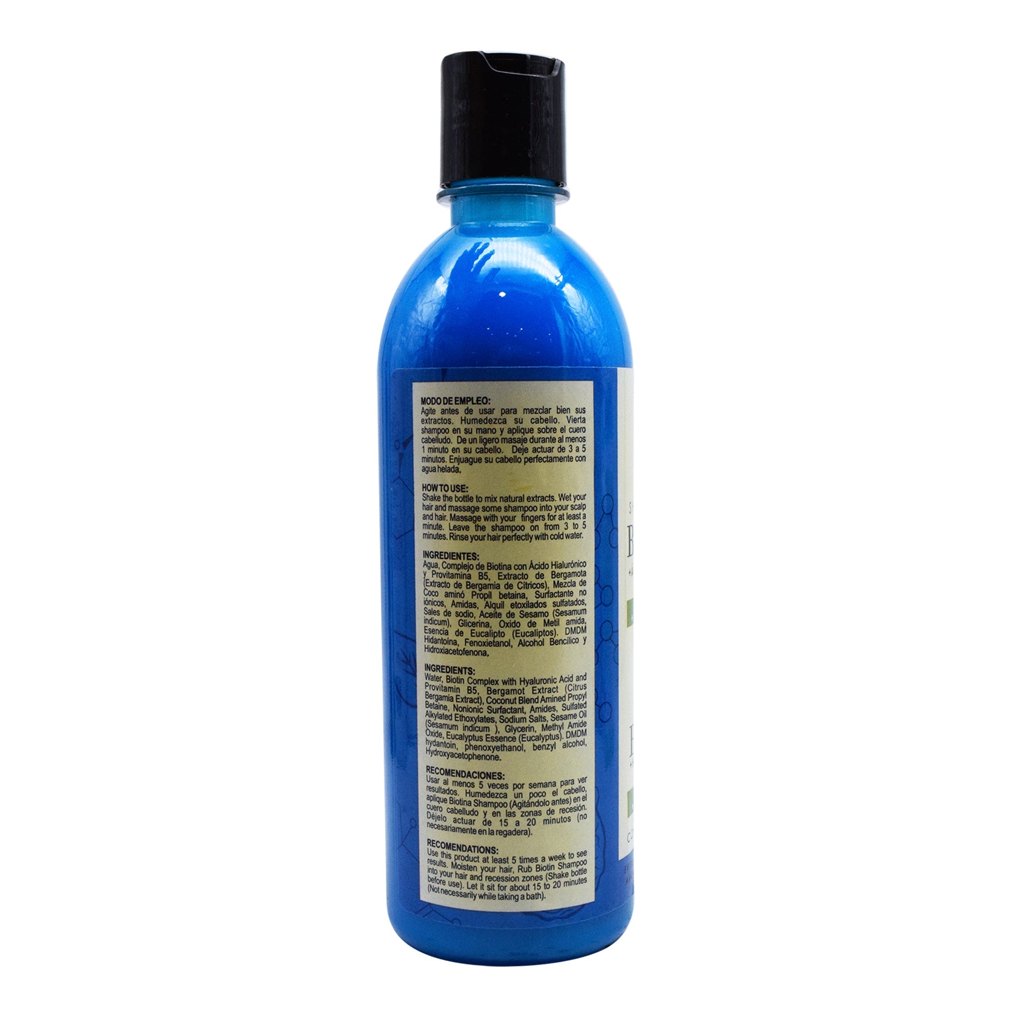 Shampoo De Biotina Y Acido Hialuronico 500 Ml