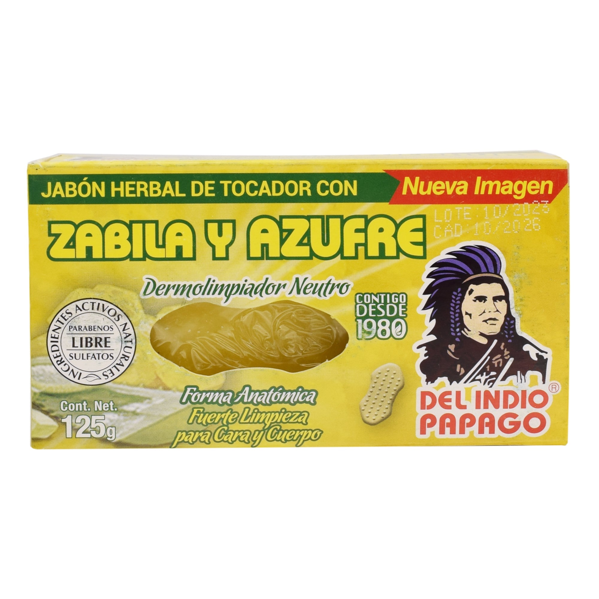 Jabon De Sabila Y Azufre 125 G