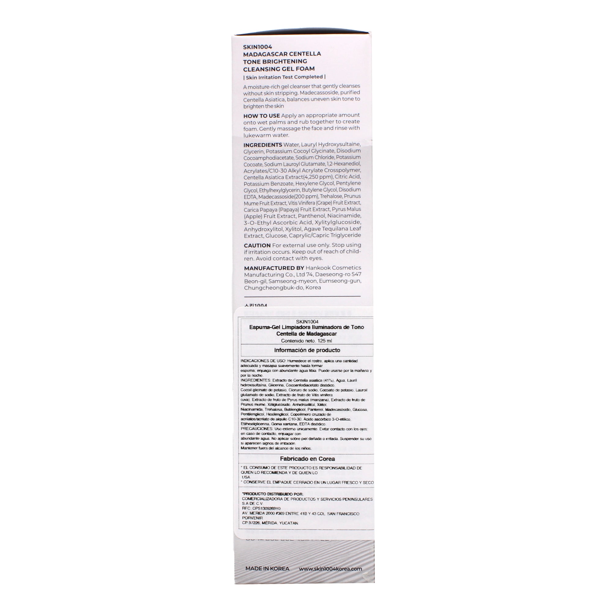 Espuma Gel Limpiadora Iluminadora De Tono  125 Ml
