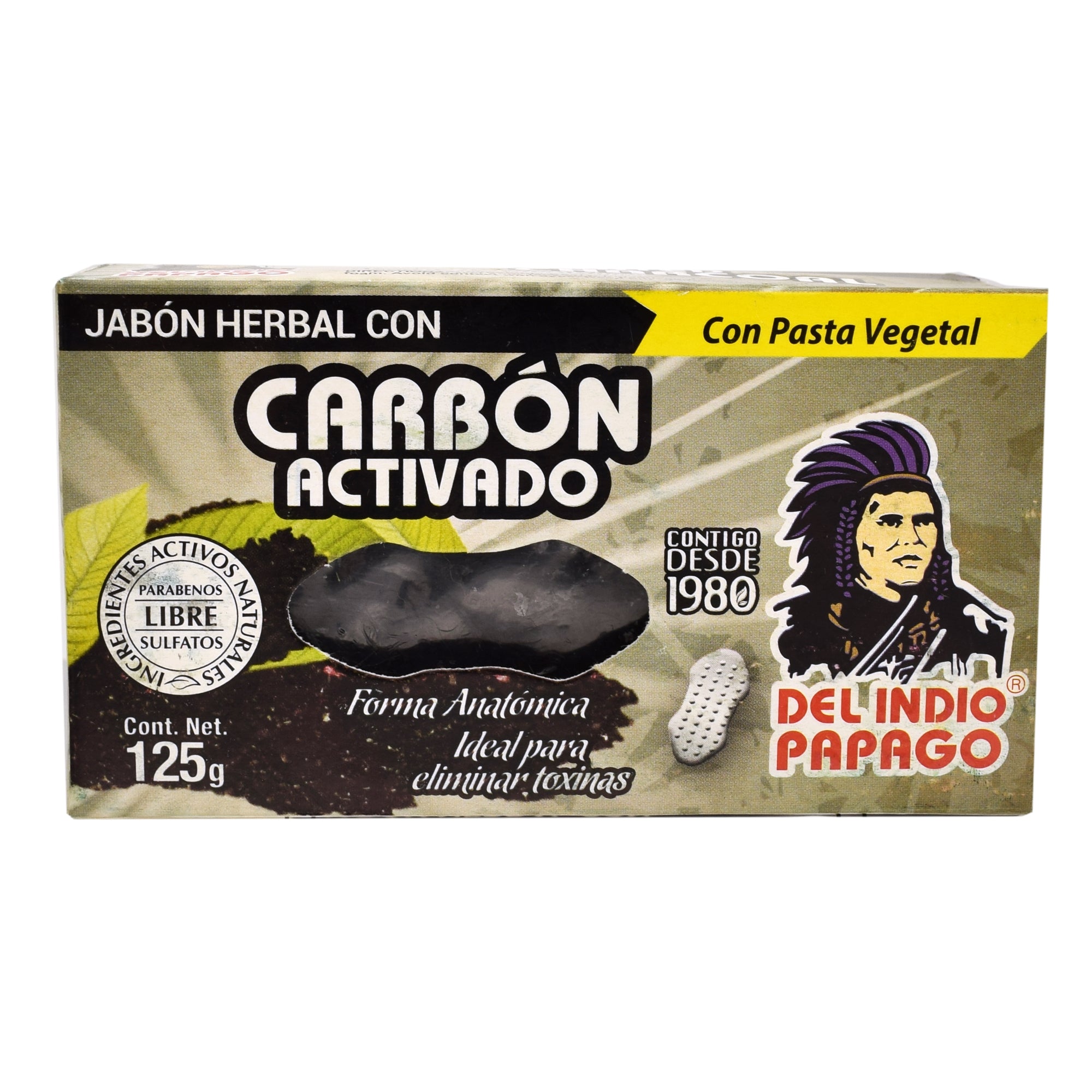 Jabon Neutro Con Carbon Activado 120 G