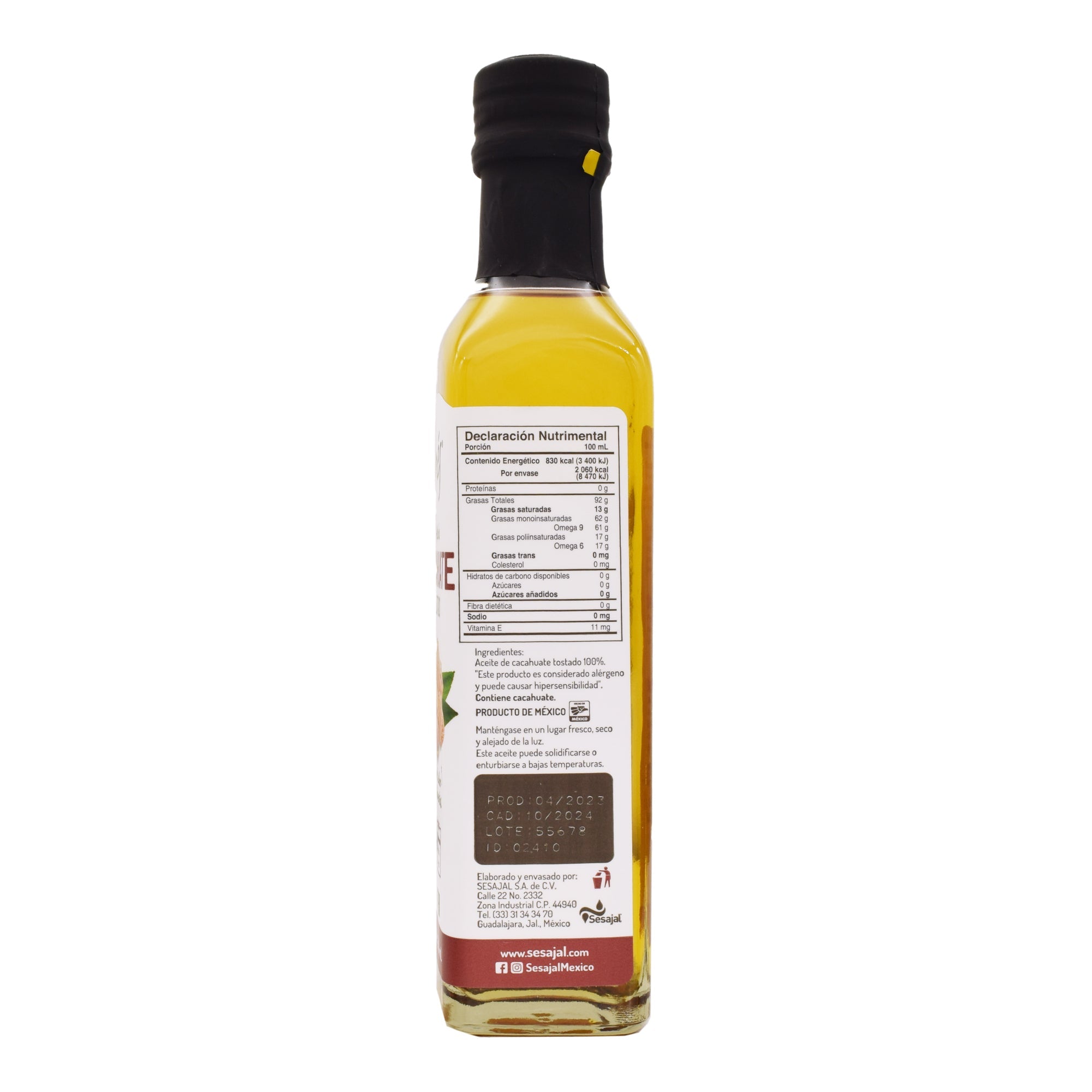 Aceite De Cacahuate 250 Ml