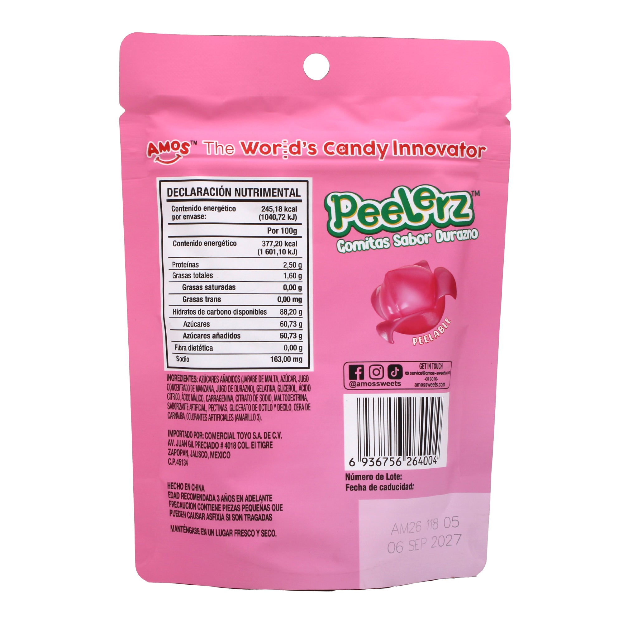 Gomitas Durazno 65 G