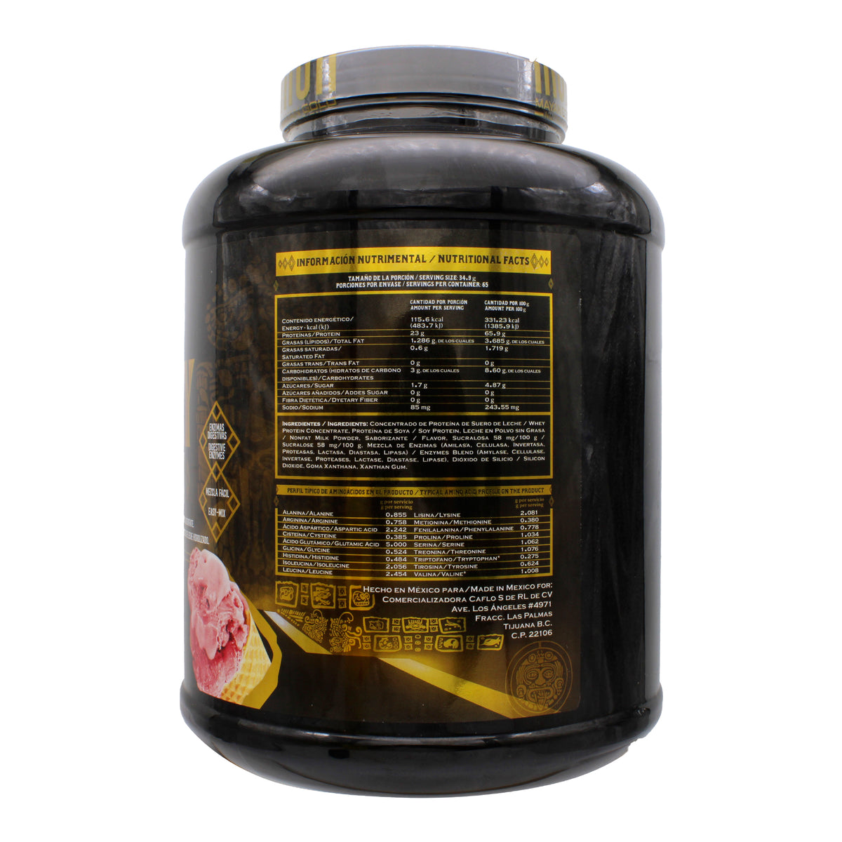 Whey Protein Sabor Fresa 5 Lb