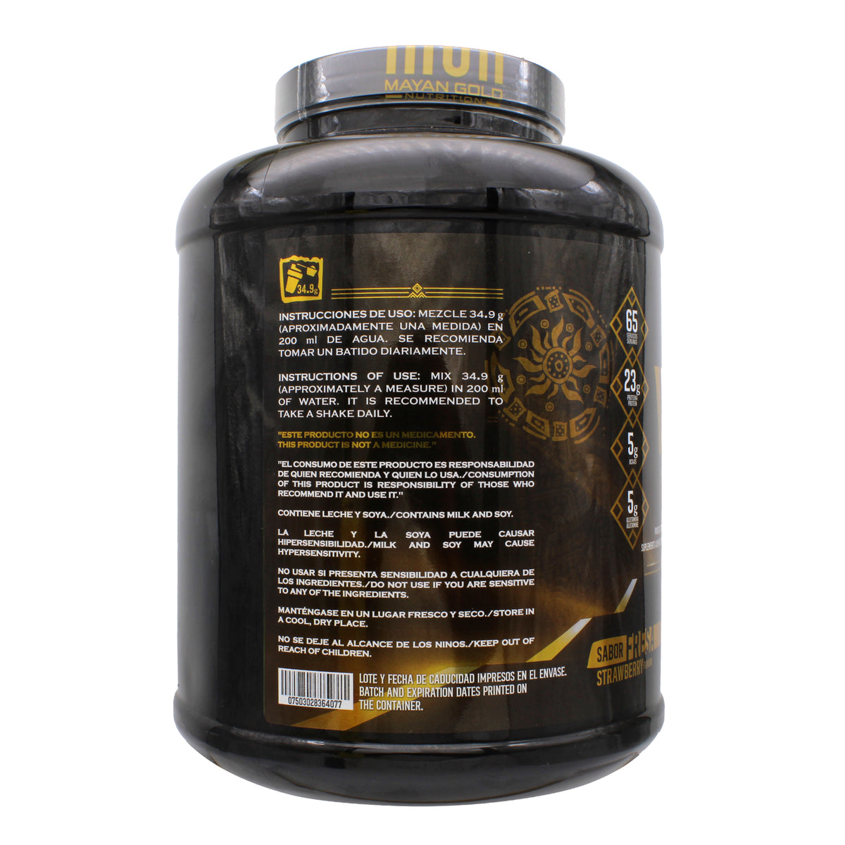 Whey Protein Sabor Fresa 5 Lb