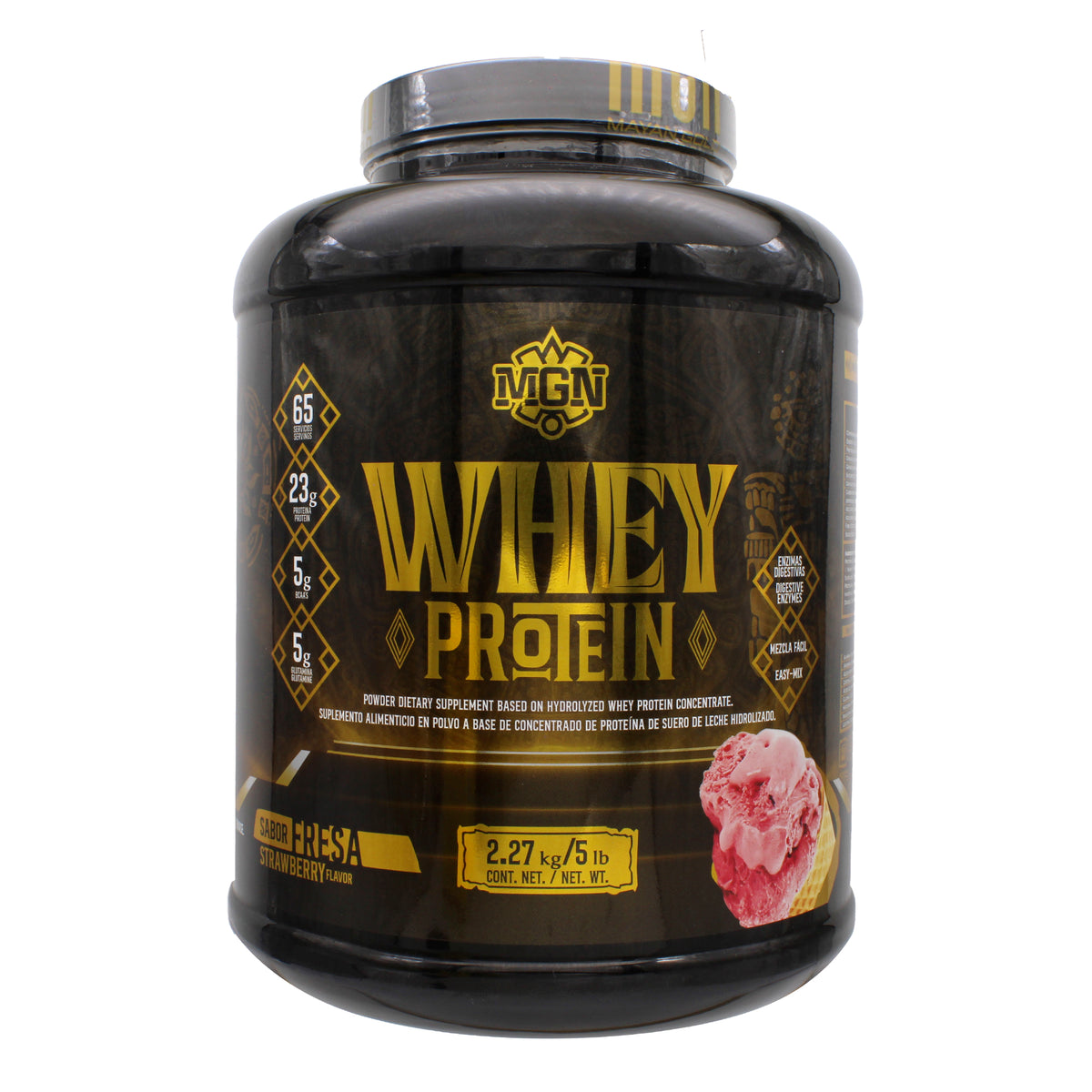 Whey Protein Sabor Fresa 5 Lb