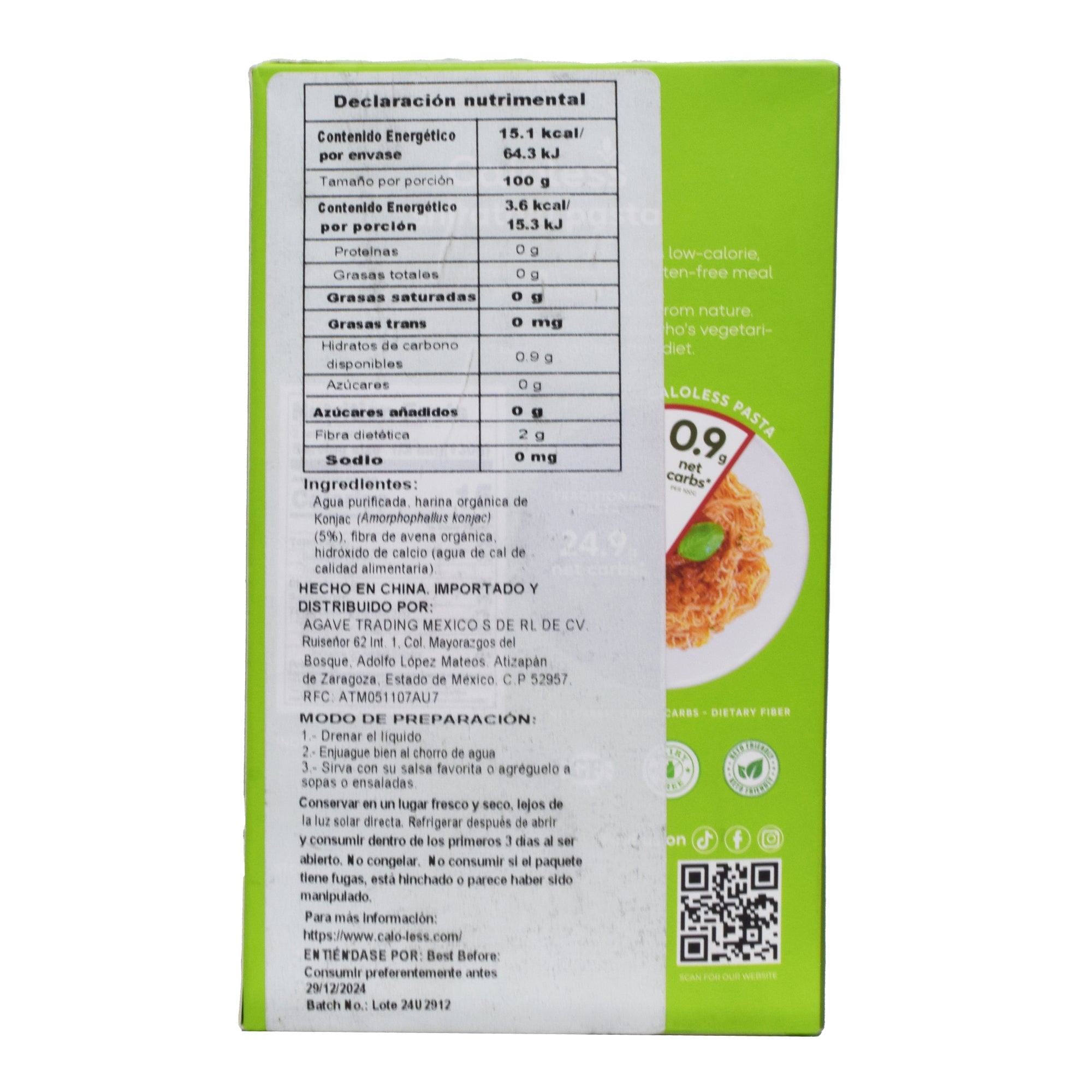 Fideos De Konjac Pelo De Angel 420 G