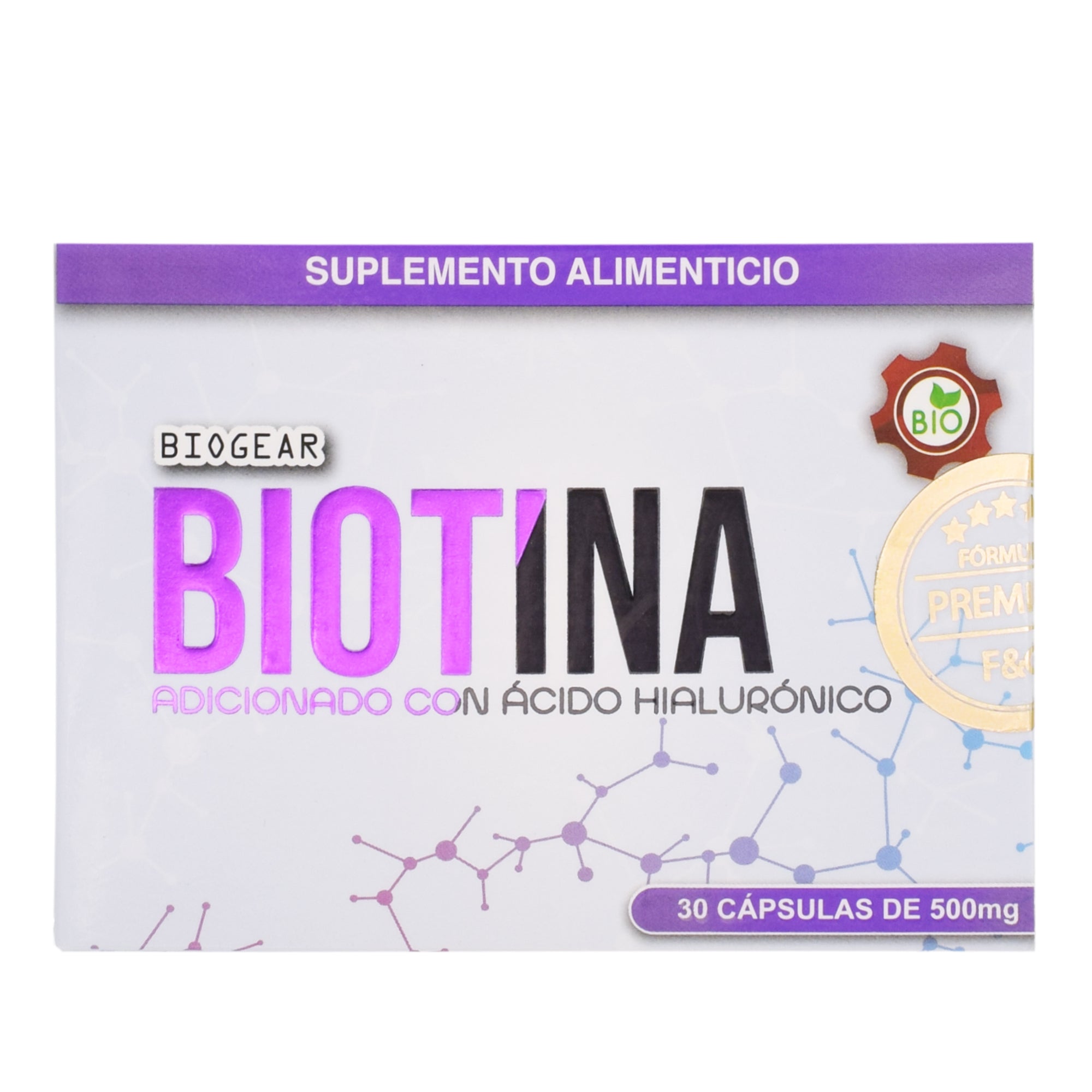 Biotina Con Acido Hialuronico 30 Cap