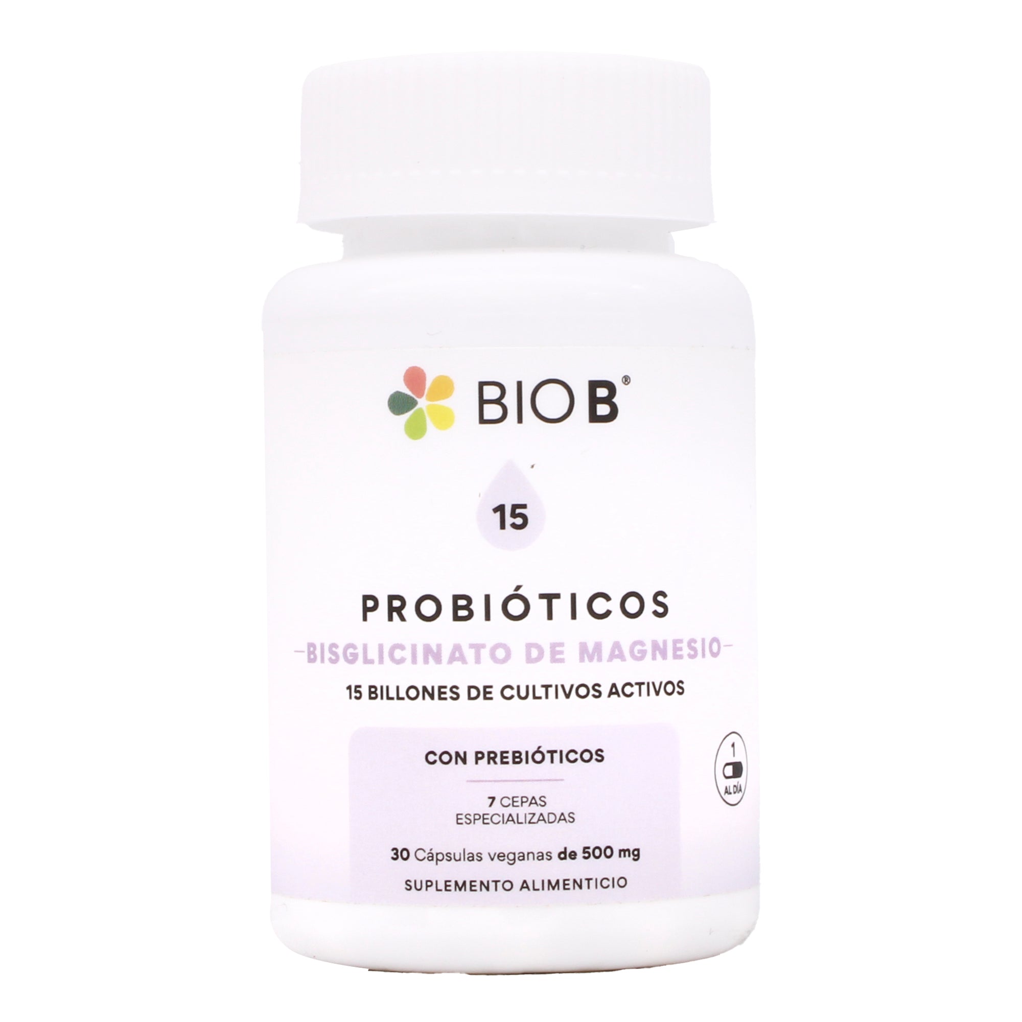 Probioticos 15 Bisglicinato Magnesio 30 Cap