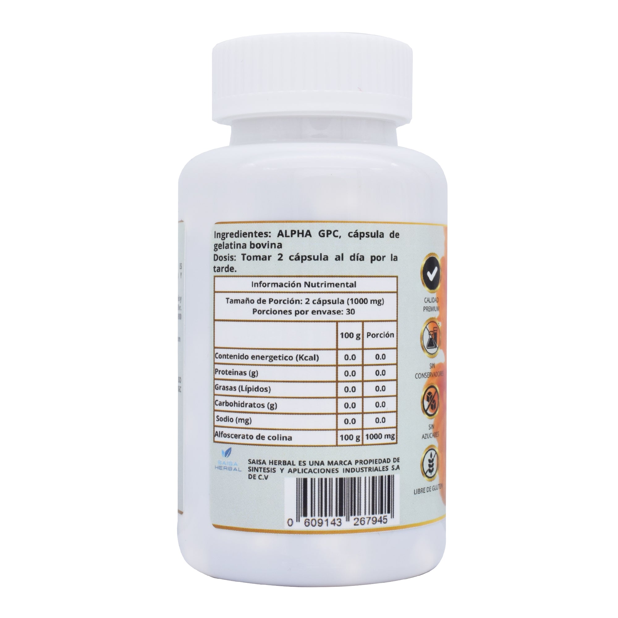 Alpha Gpc 120 Cap