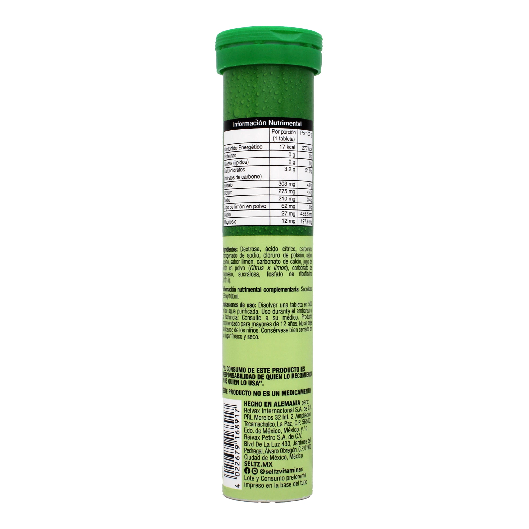Electrolitos Pepino Limon Efervescente 13 Tab
