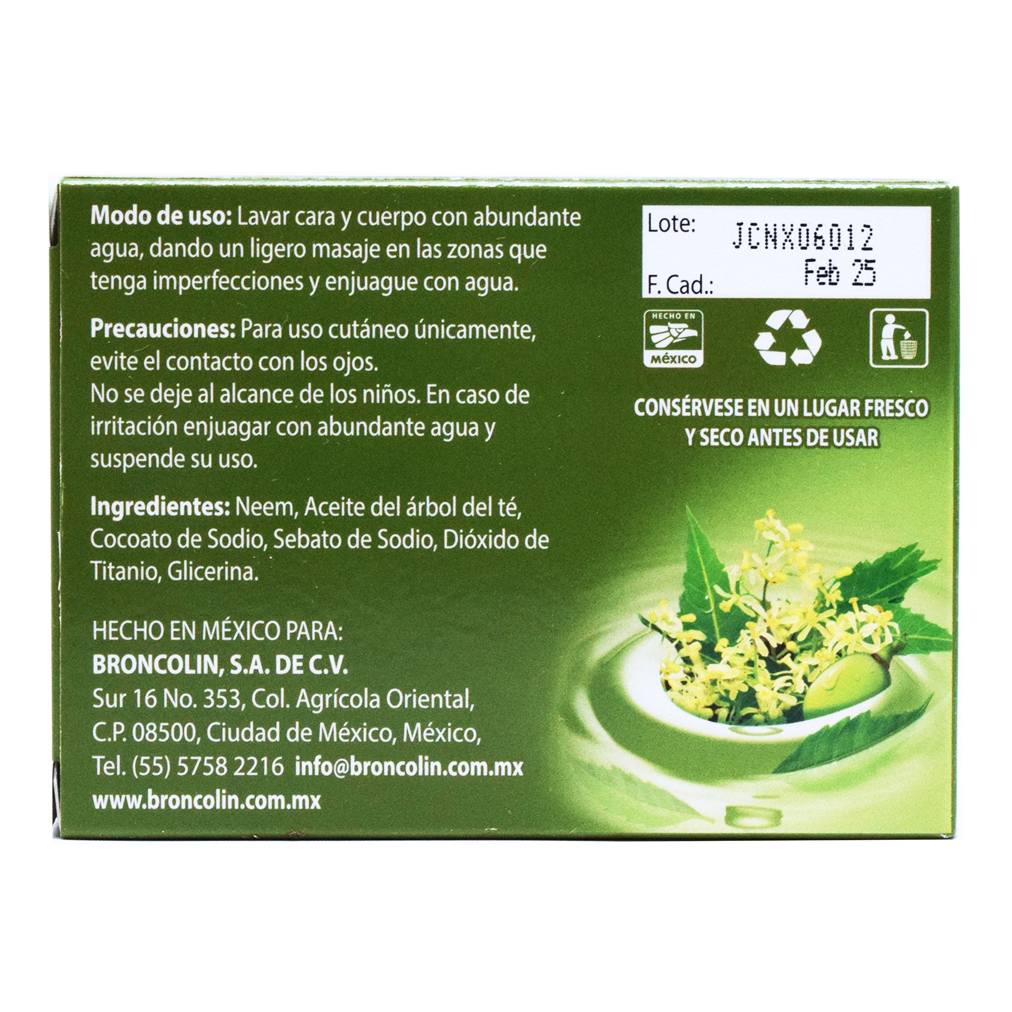 Jabon De Neem Antibacterial 100 G