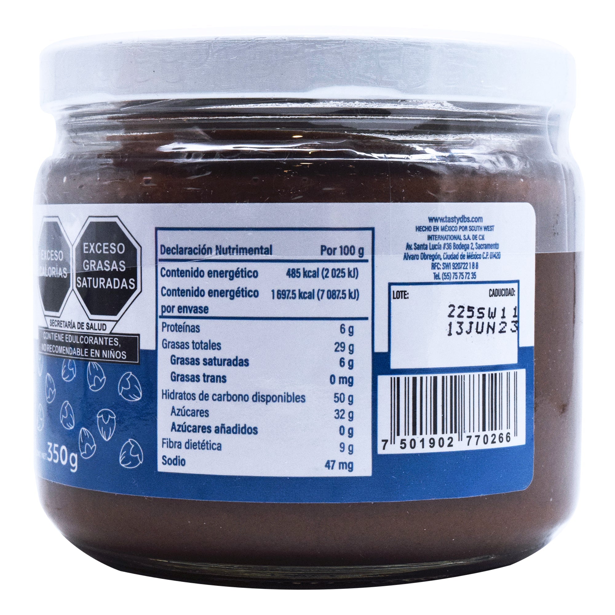 Crema De Avellana Sin Azucar 350 G