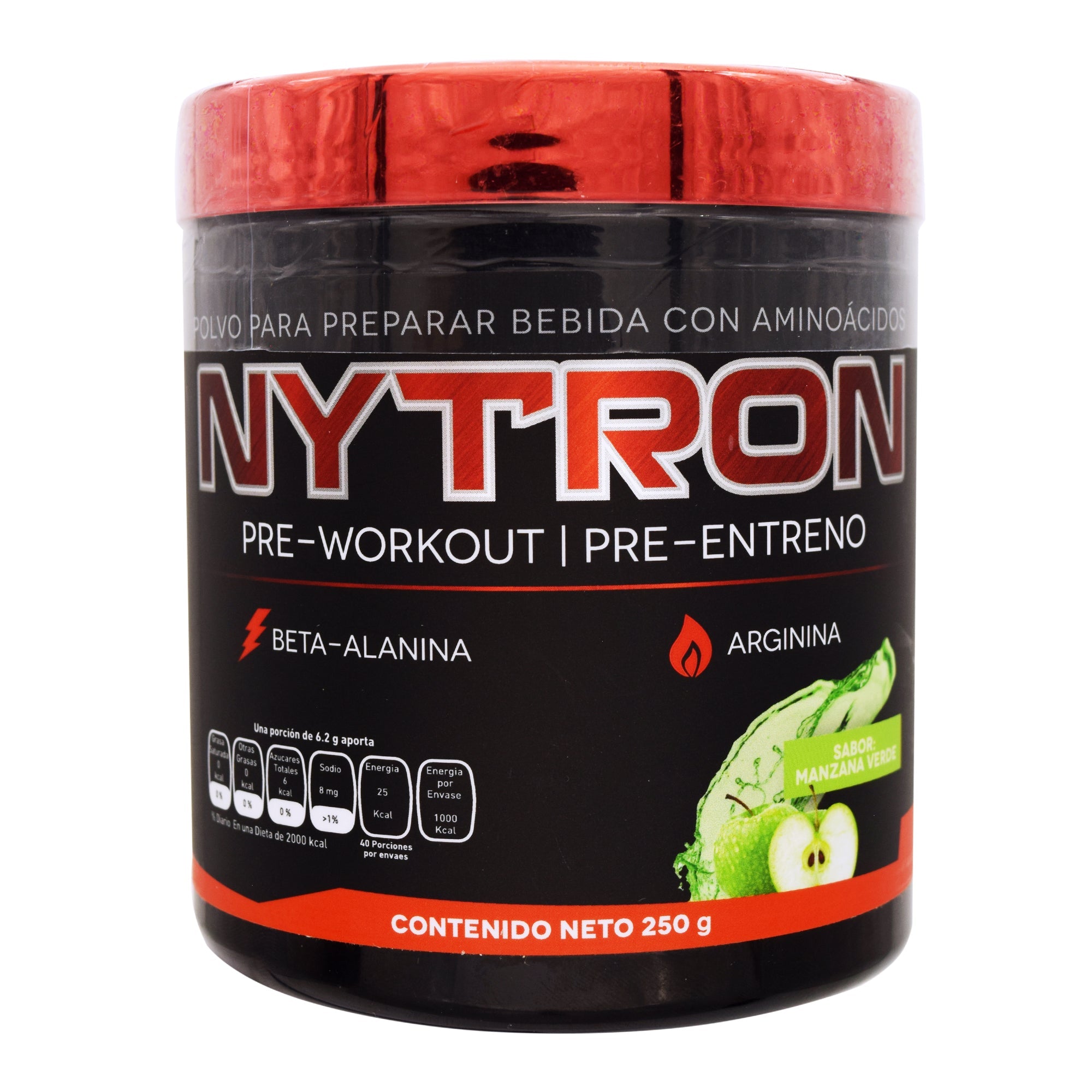 Nytron Preworkout Manzana Verde 250 G