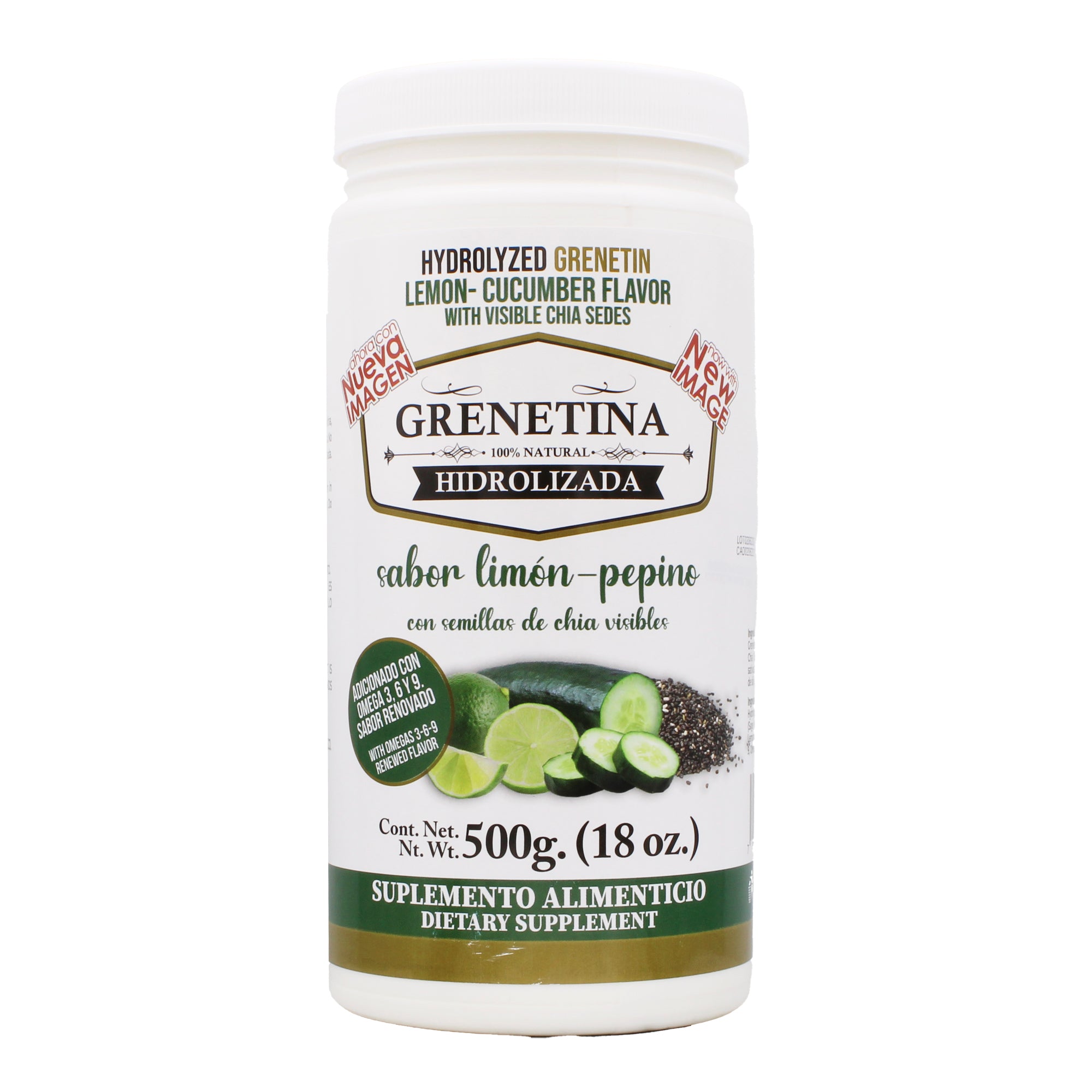 Grenetina  Limon Pepino 500 G