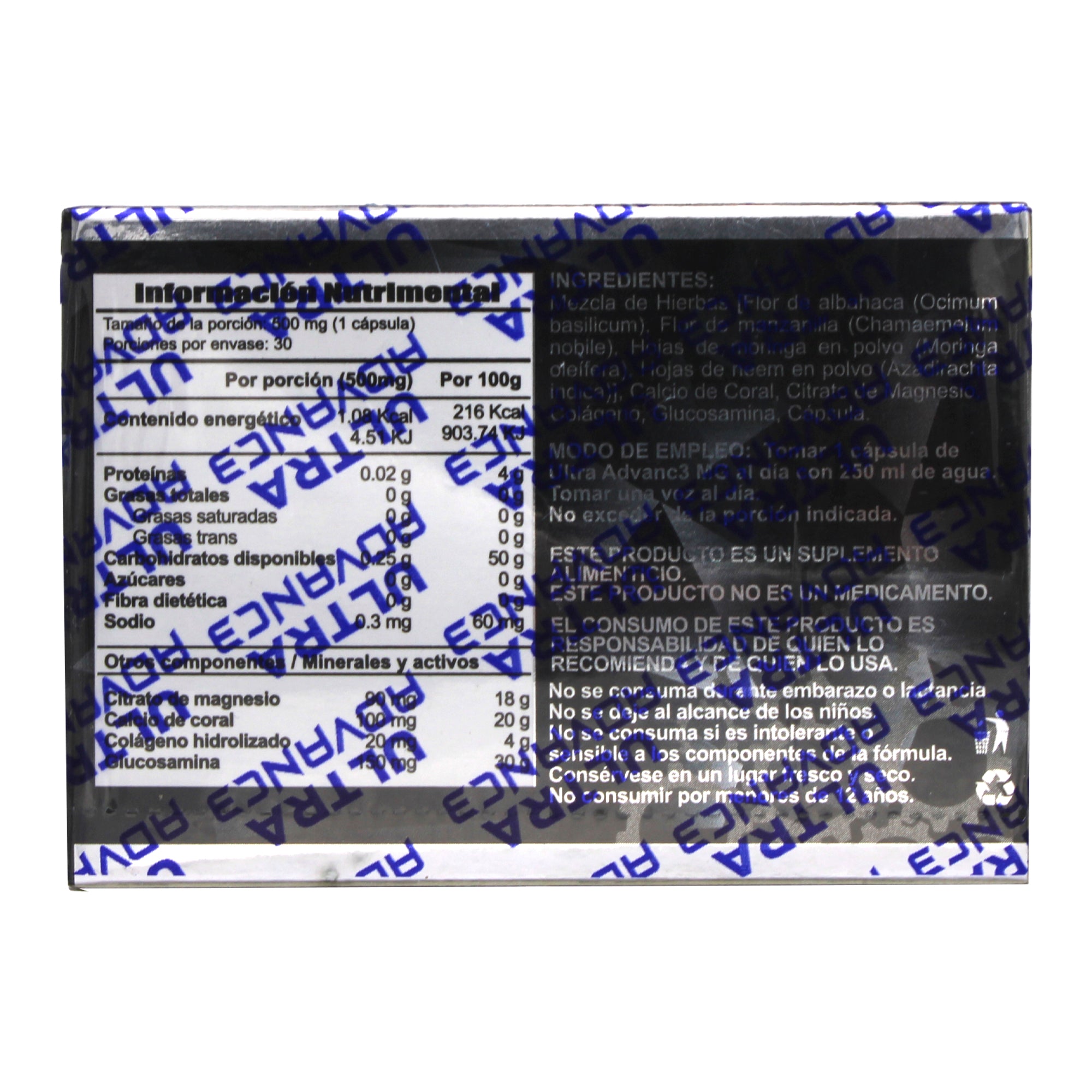 Ultra Advance Magnesio 30 Cap