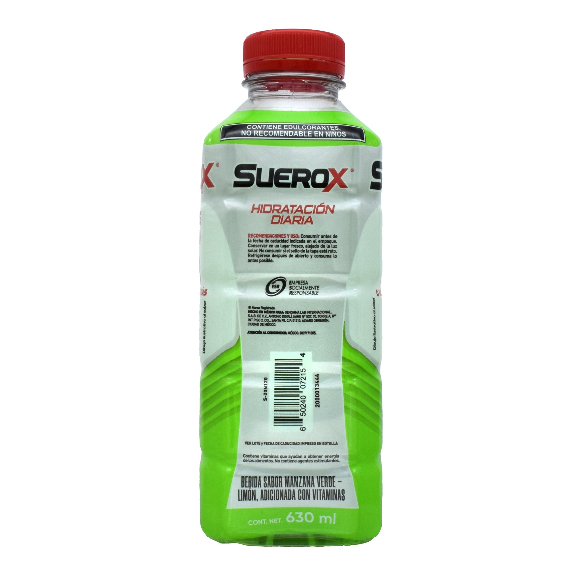 Suerox Energy Manzana Verde Limon 630 Ml