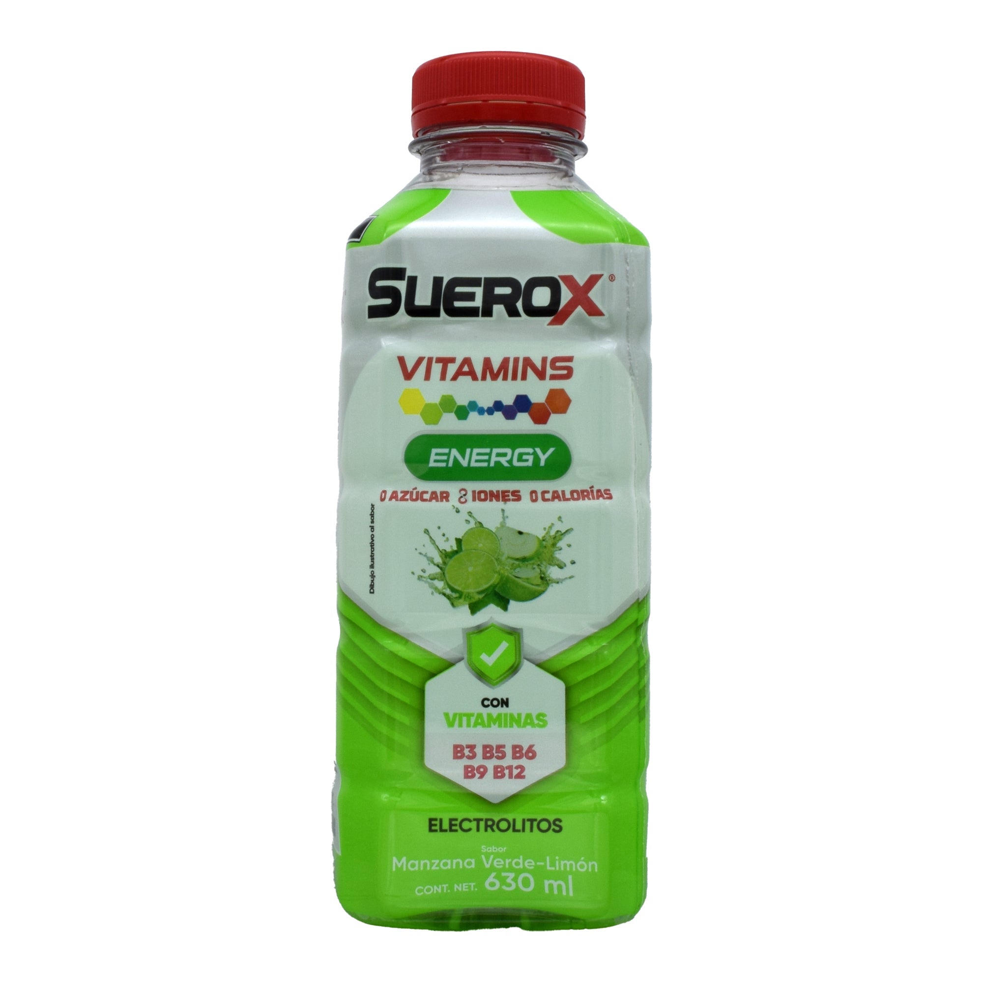 Suerox Energy Manzana Verde Limon 630 Ml