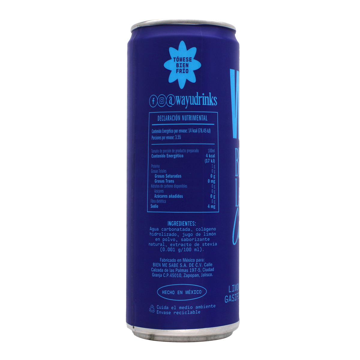 Collagen Lemonade Blueberry 355 Ml