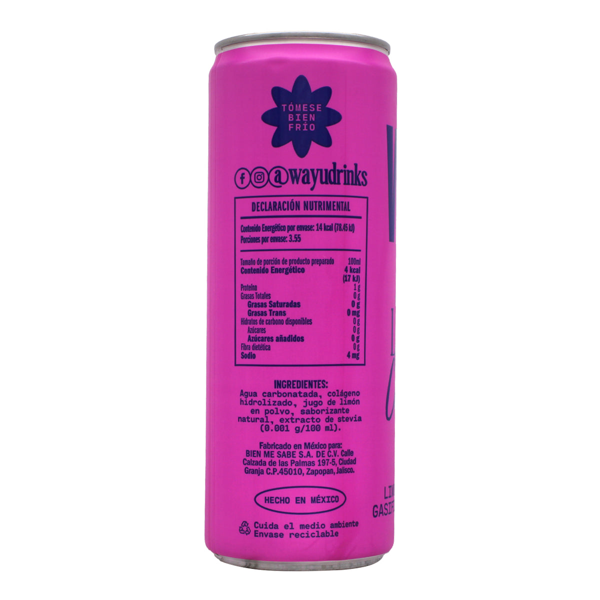 Collagen Lemonade Flor De Jamaica 355 Ml