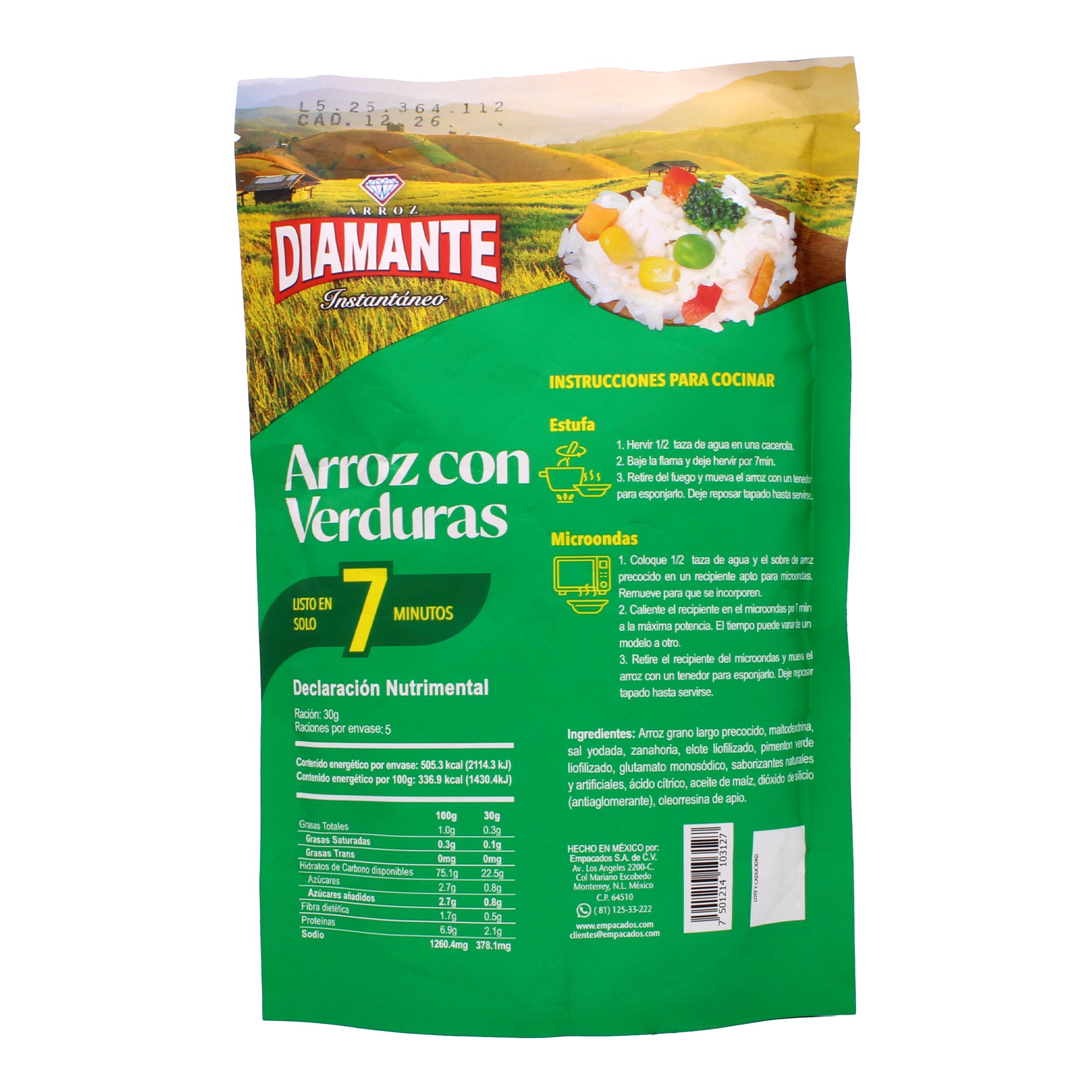 Arroz  Verduras Instantaneo 150 G