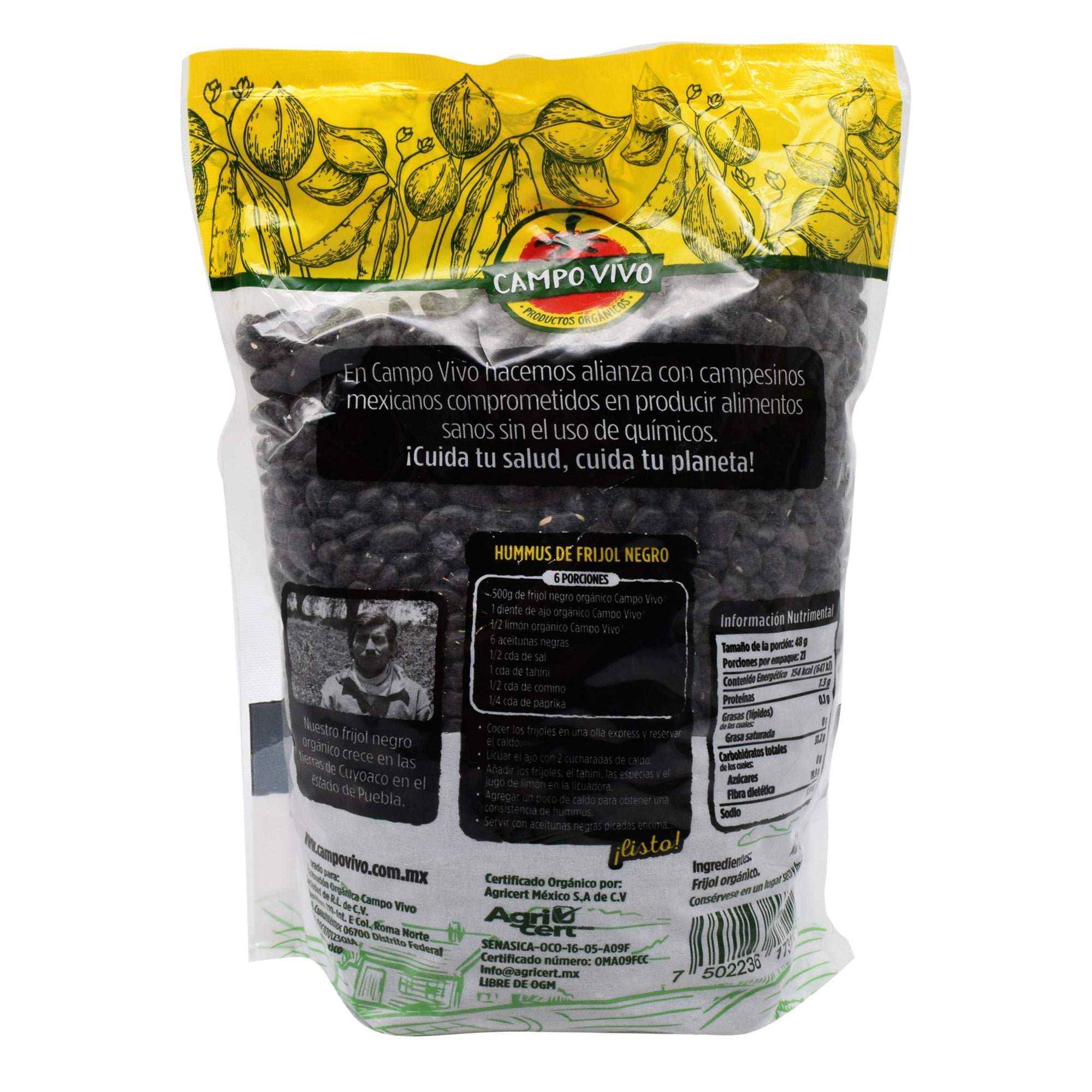 Frijol Negro Organico 1 Kg