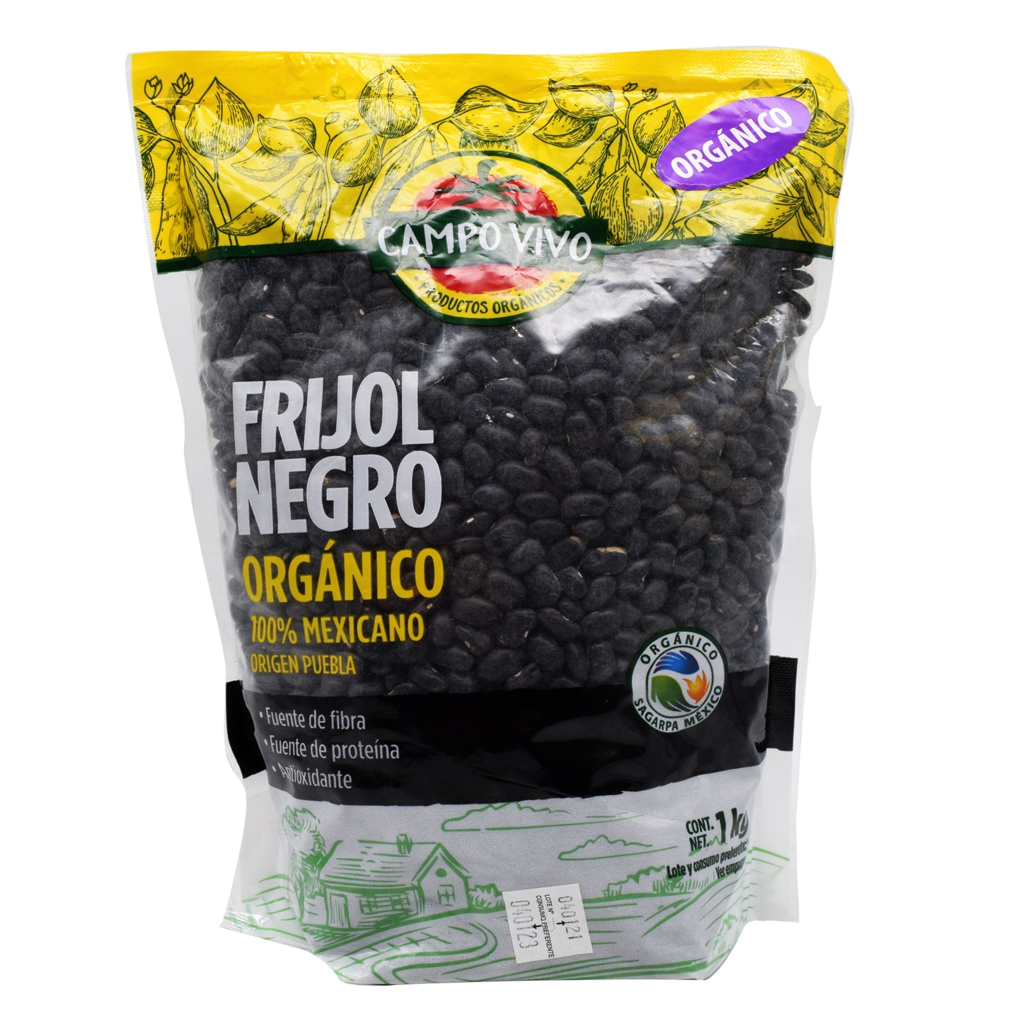 Frijol Negro Organico 1 Kg