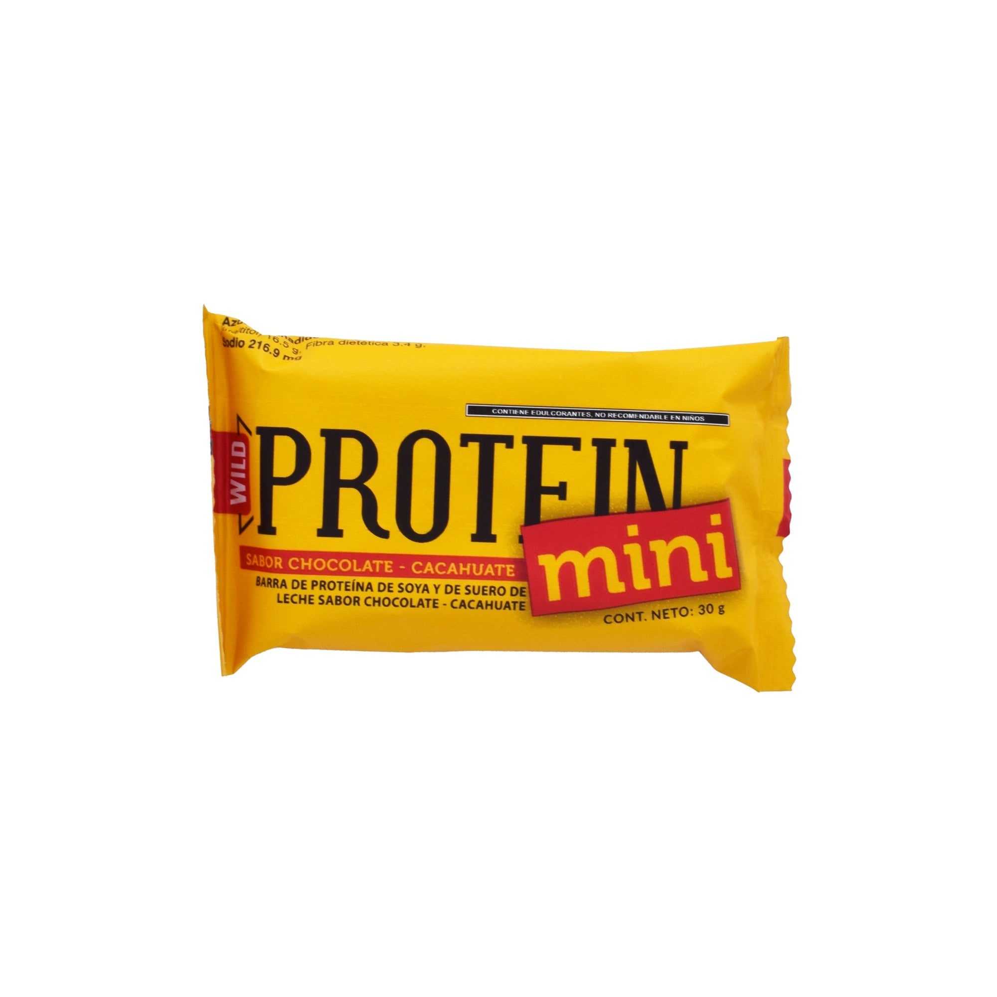 Mini Barra De Proteina Chocolate Cacahuate 30 G (PAQUETE 12)