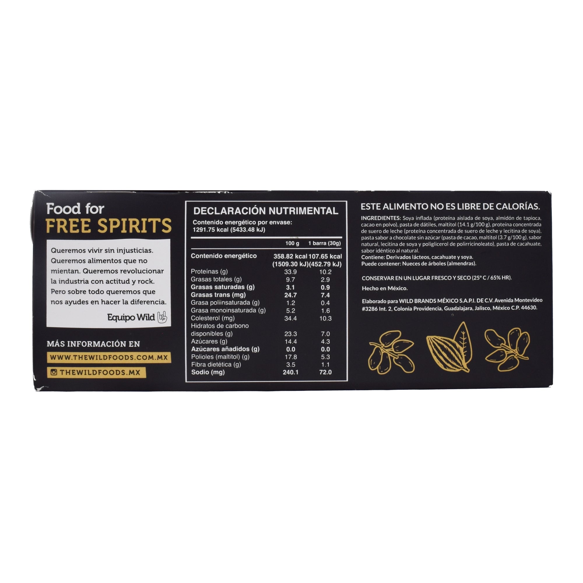 Mini Barra De Proteina Chocolate 30 G (PAQUETE 12)