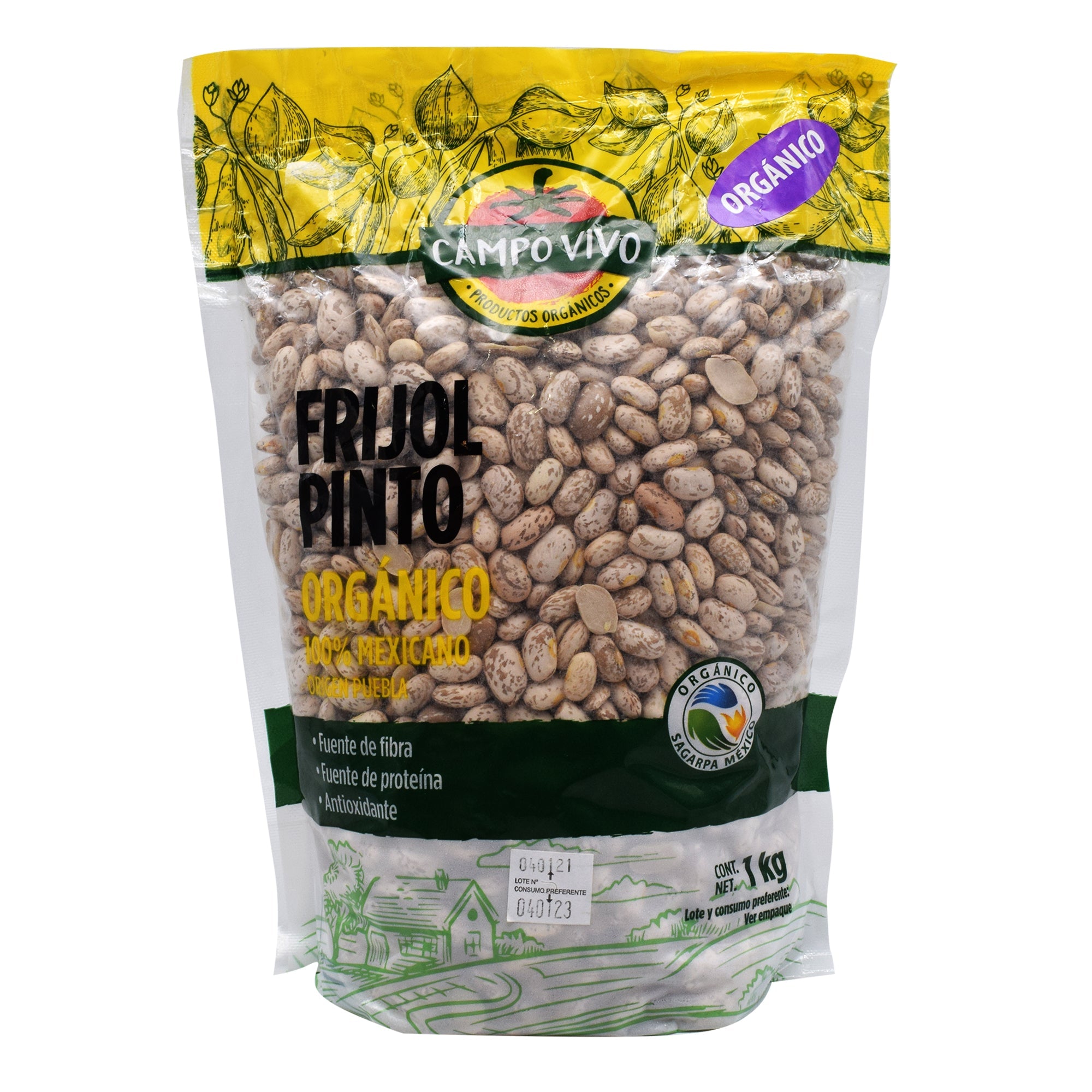 Frijol Pinto Organico 1 Kg