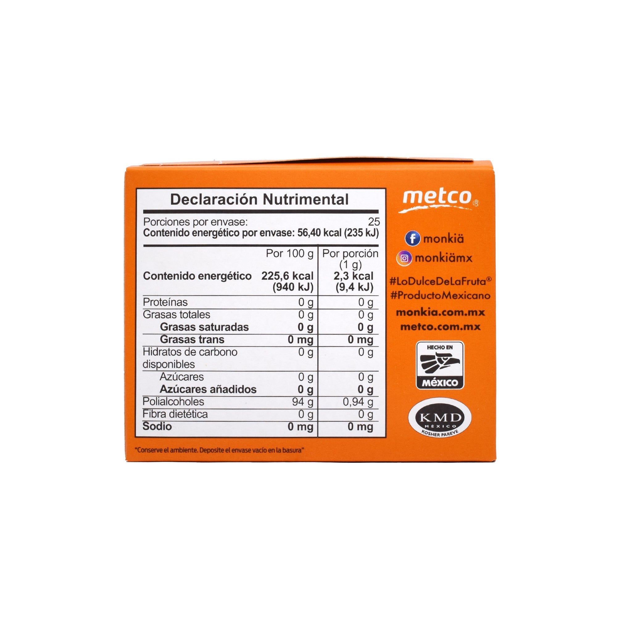Endulzante Monkia 25 Sob 1 G C/u
