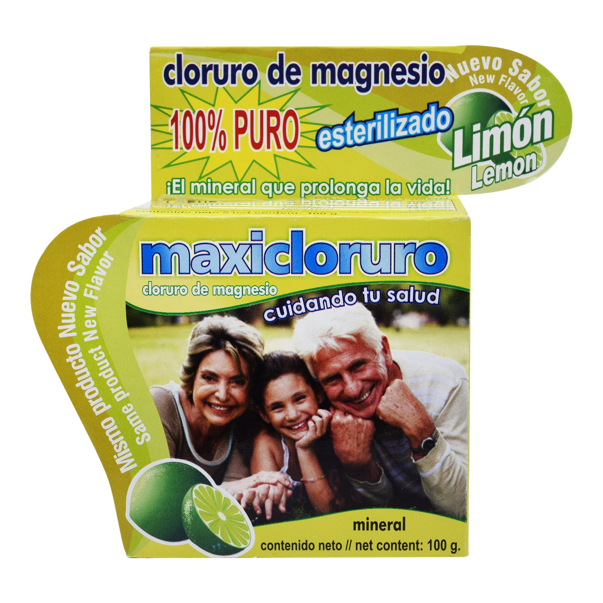 Cloruro De Magnesio Sabor Limon 100 G