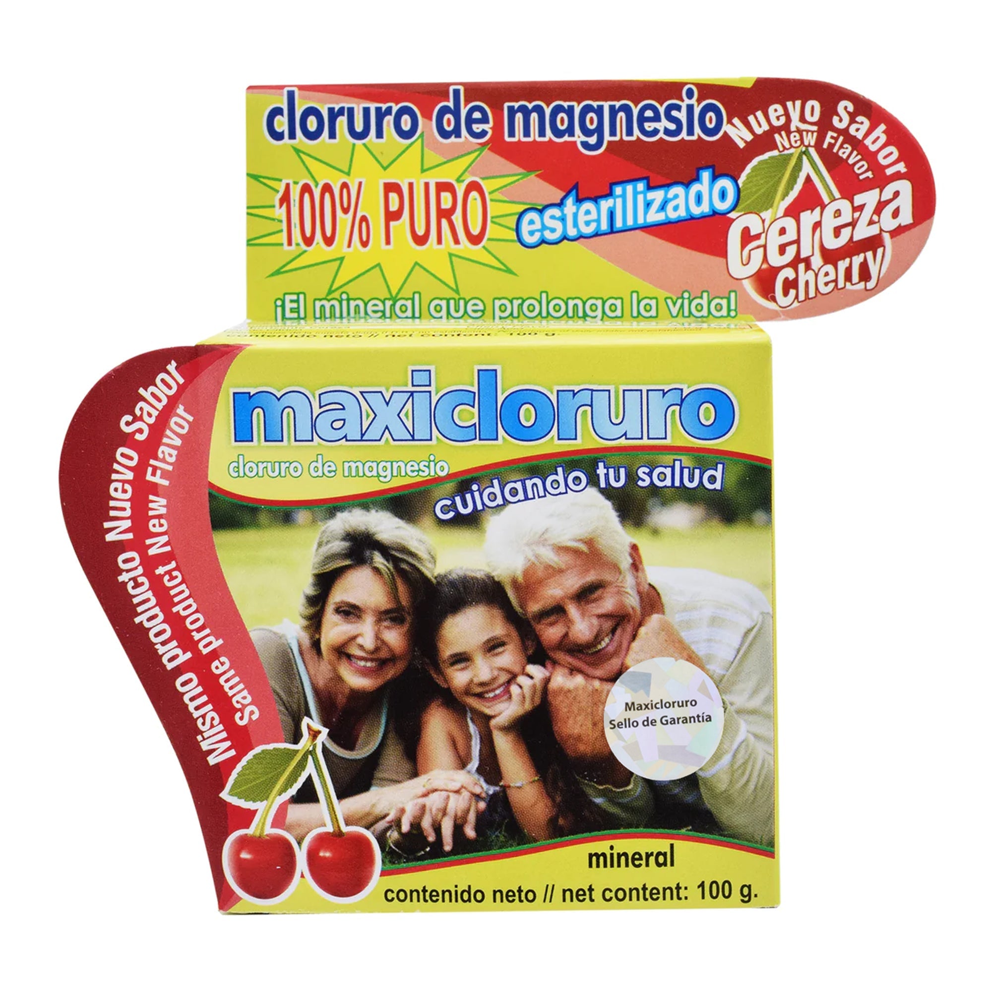 Cloruro De Magnesio Sabor Cereza 100 G