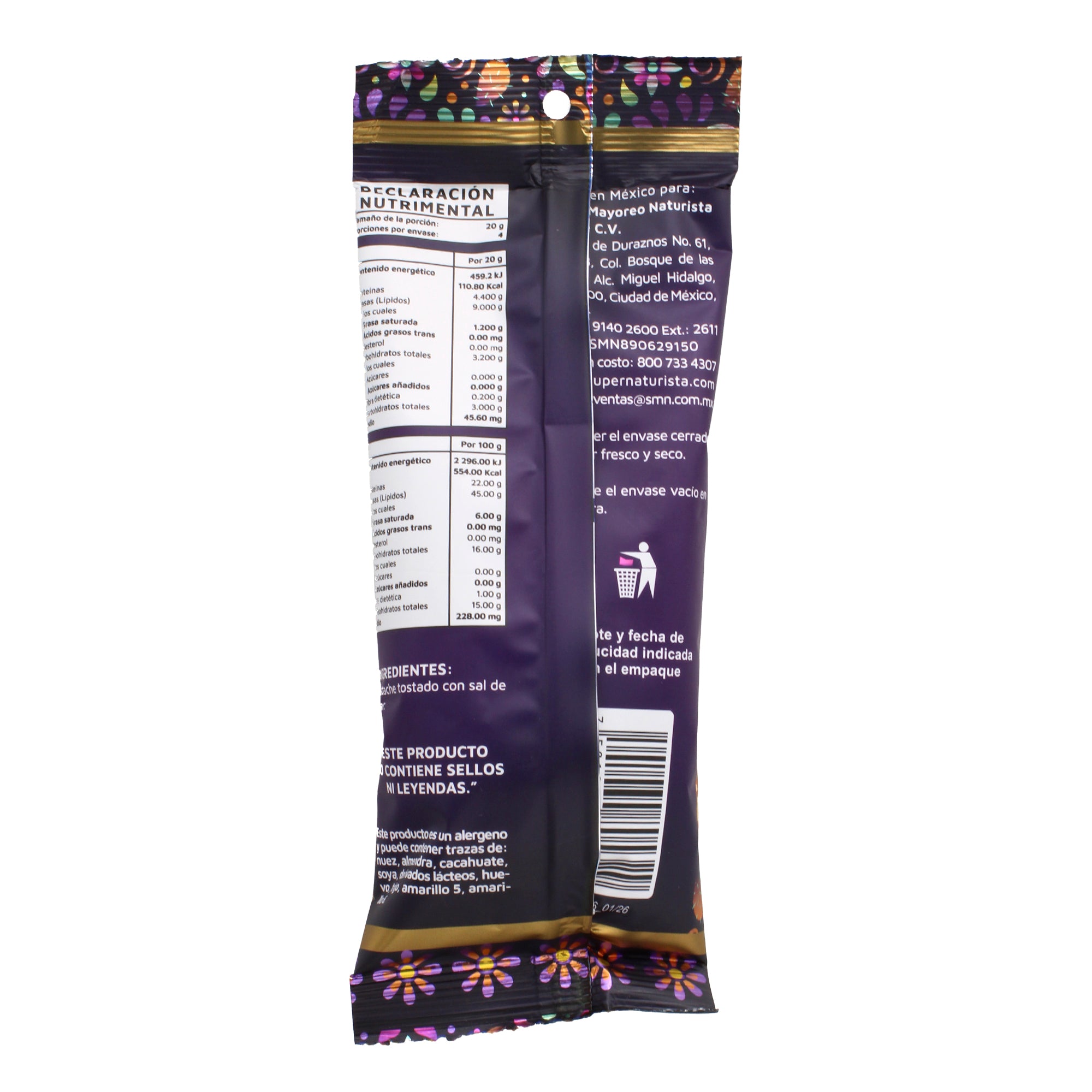 Pistache Con Sal De Mar 80 G