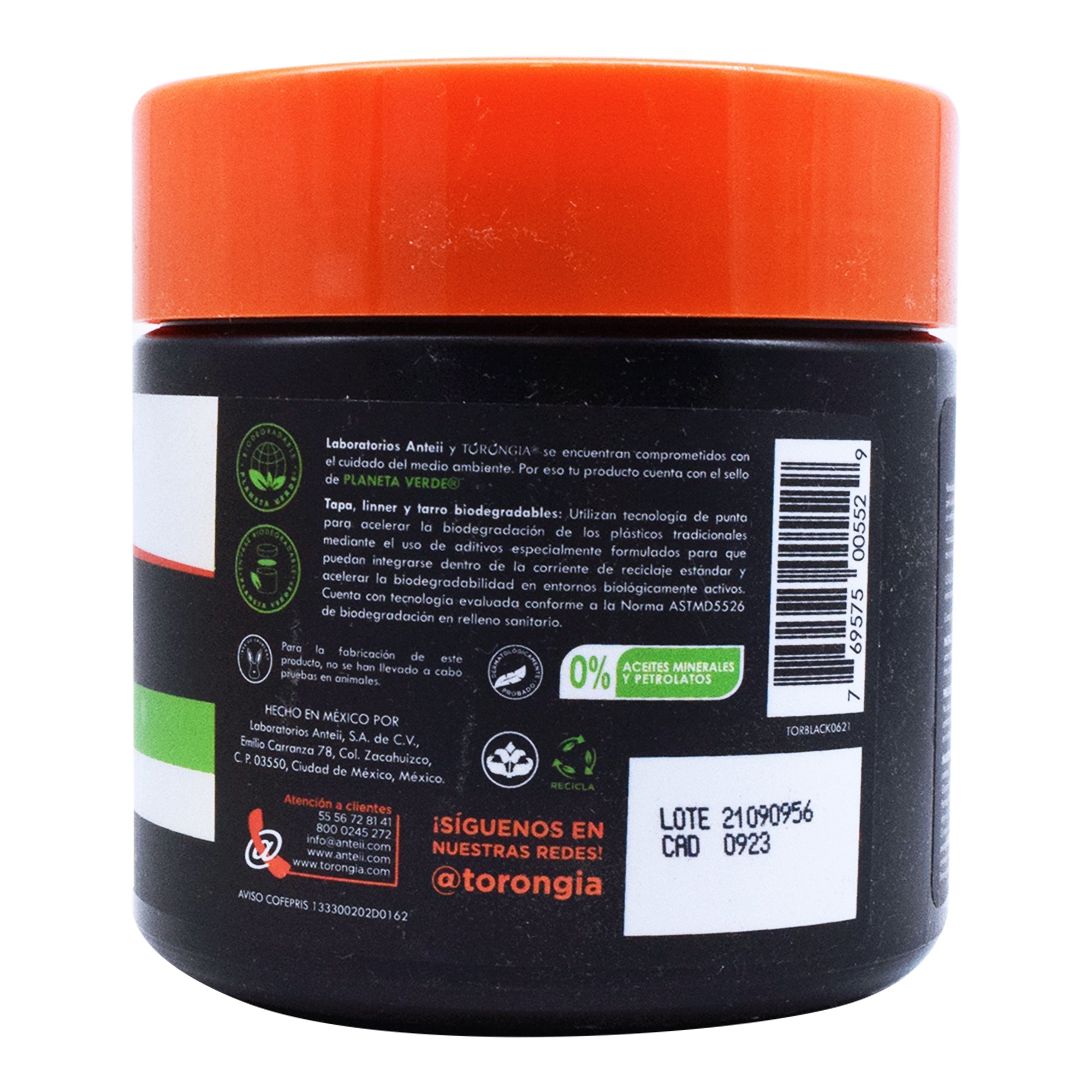 Gel Corporal Te Verde Y Guarana  Torongia 475 G